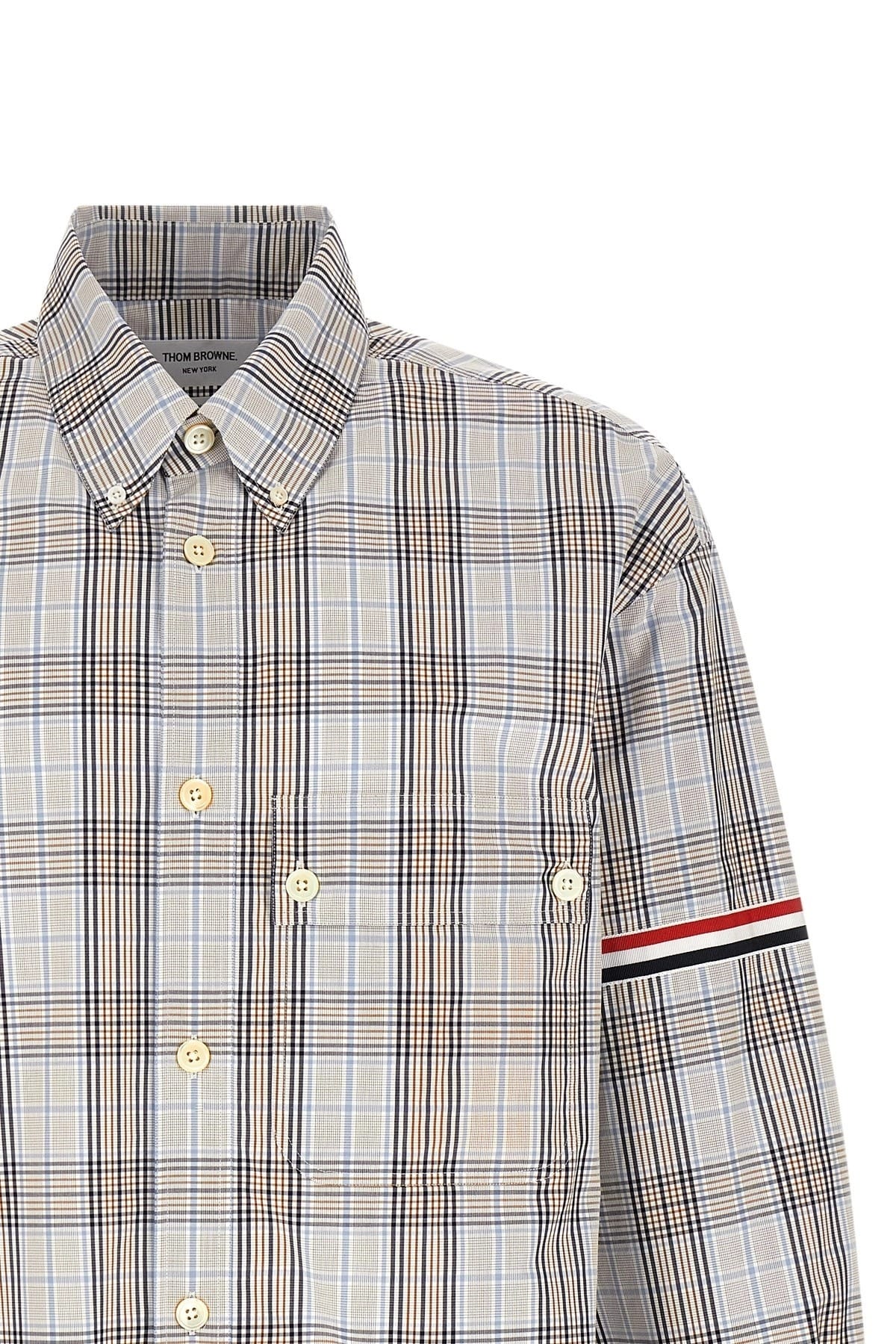 Thom Browne Thom Browne Oversized Rwb Shirt