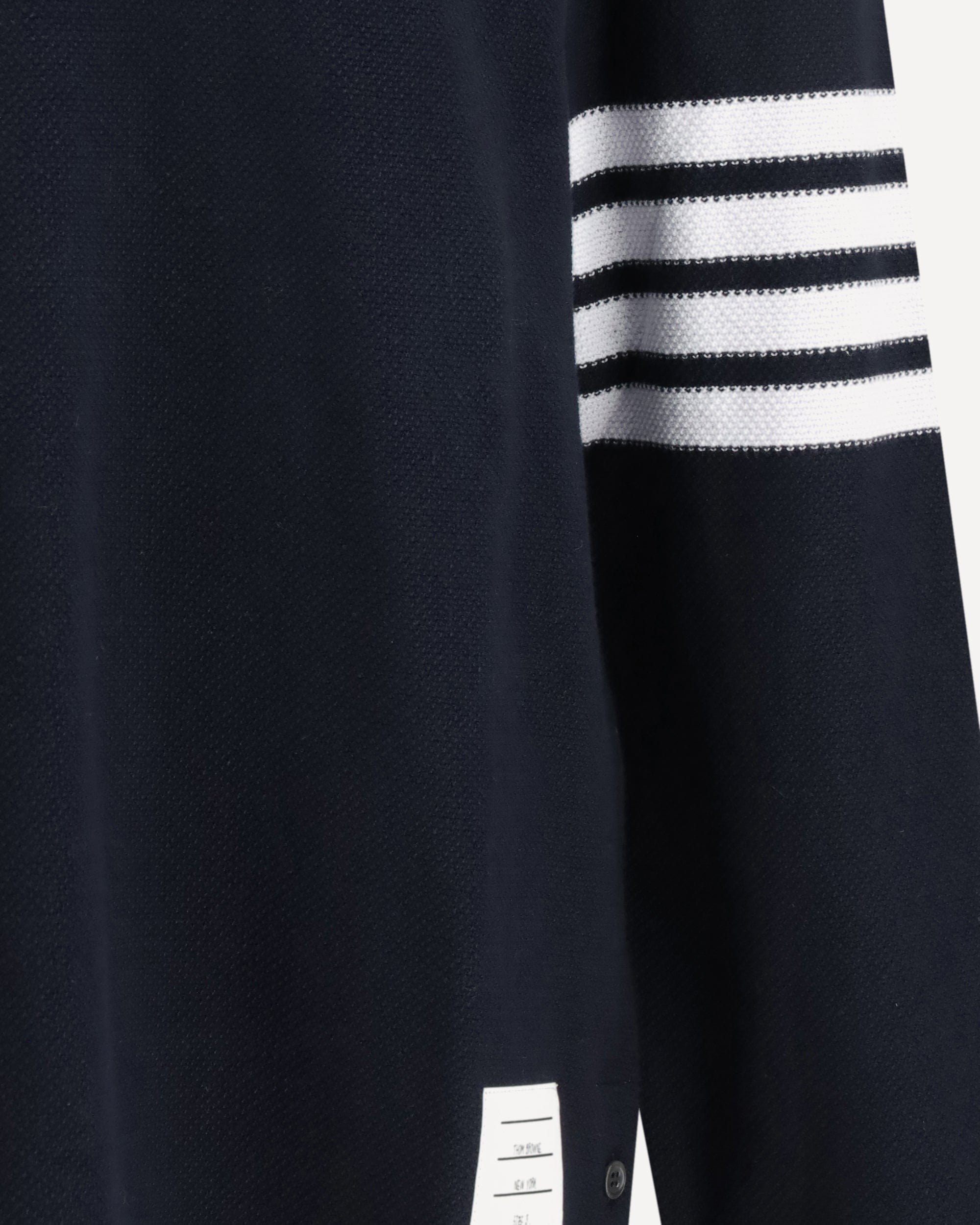 Thom Browne Piqué Long-Sleeve Polo