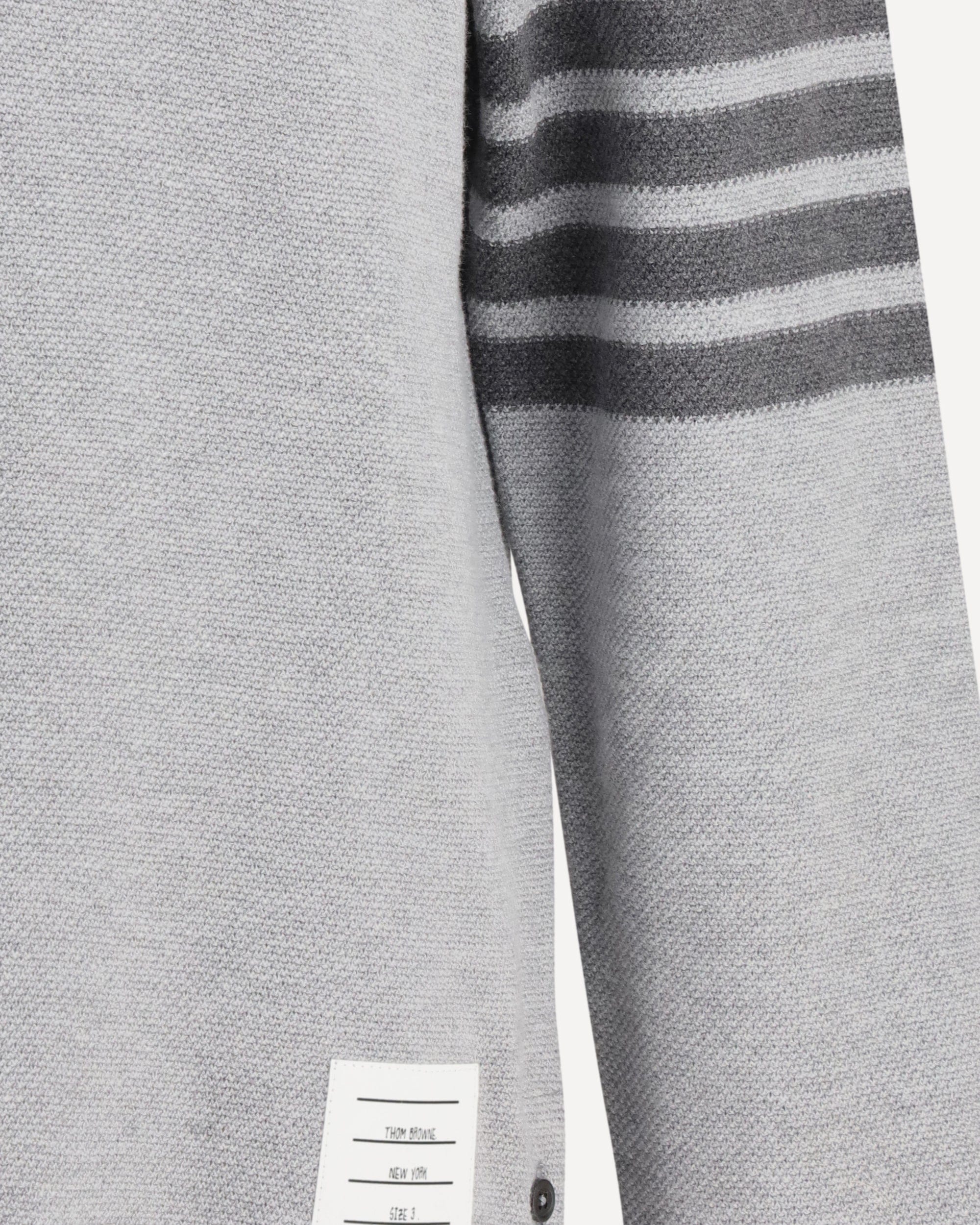 Thom Browne Piqué Long-Sleeve Polo