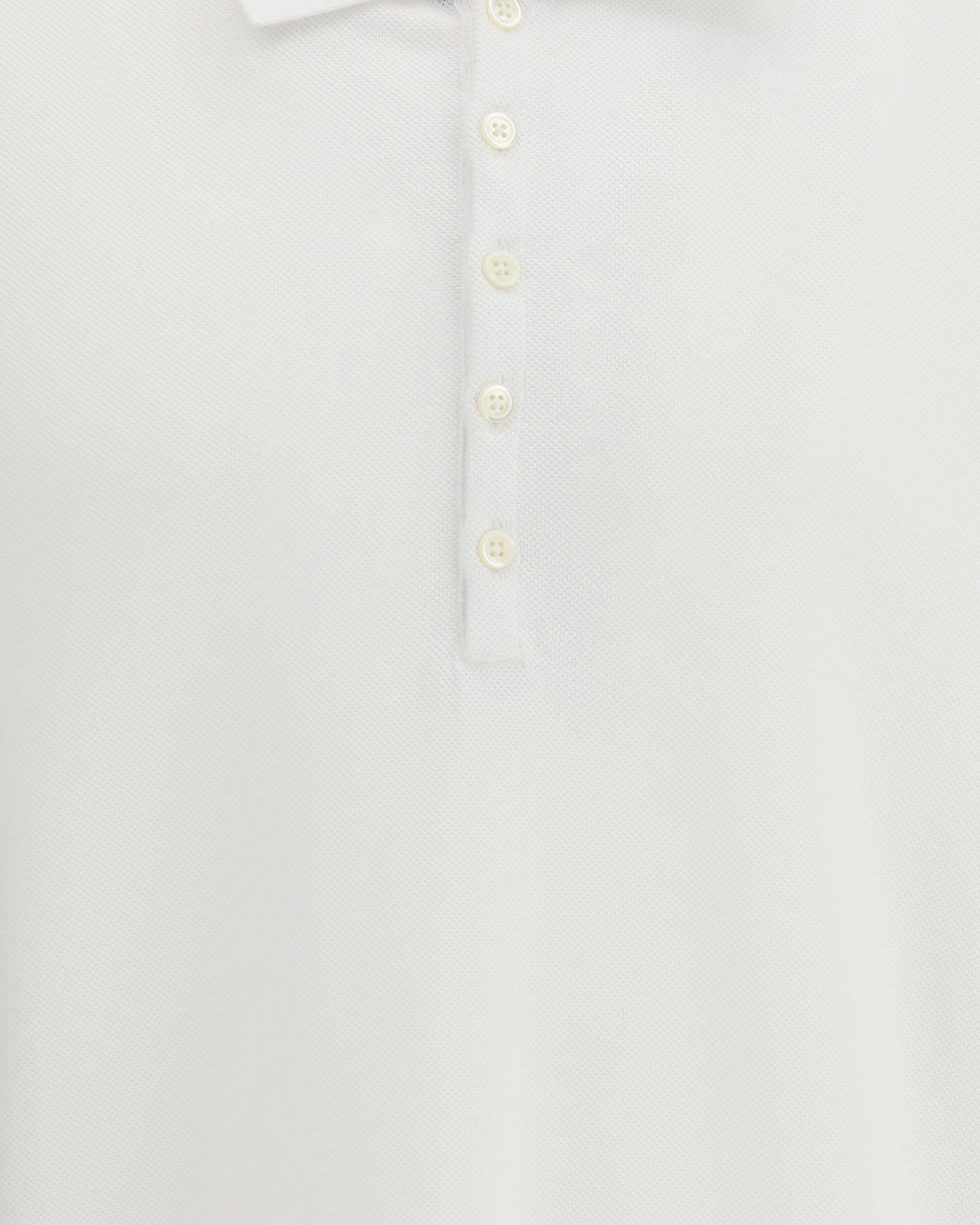 Thom Browne Polo Whit Iconic Bands