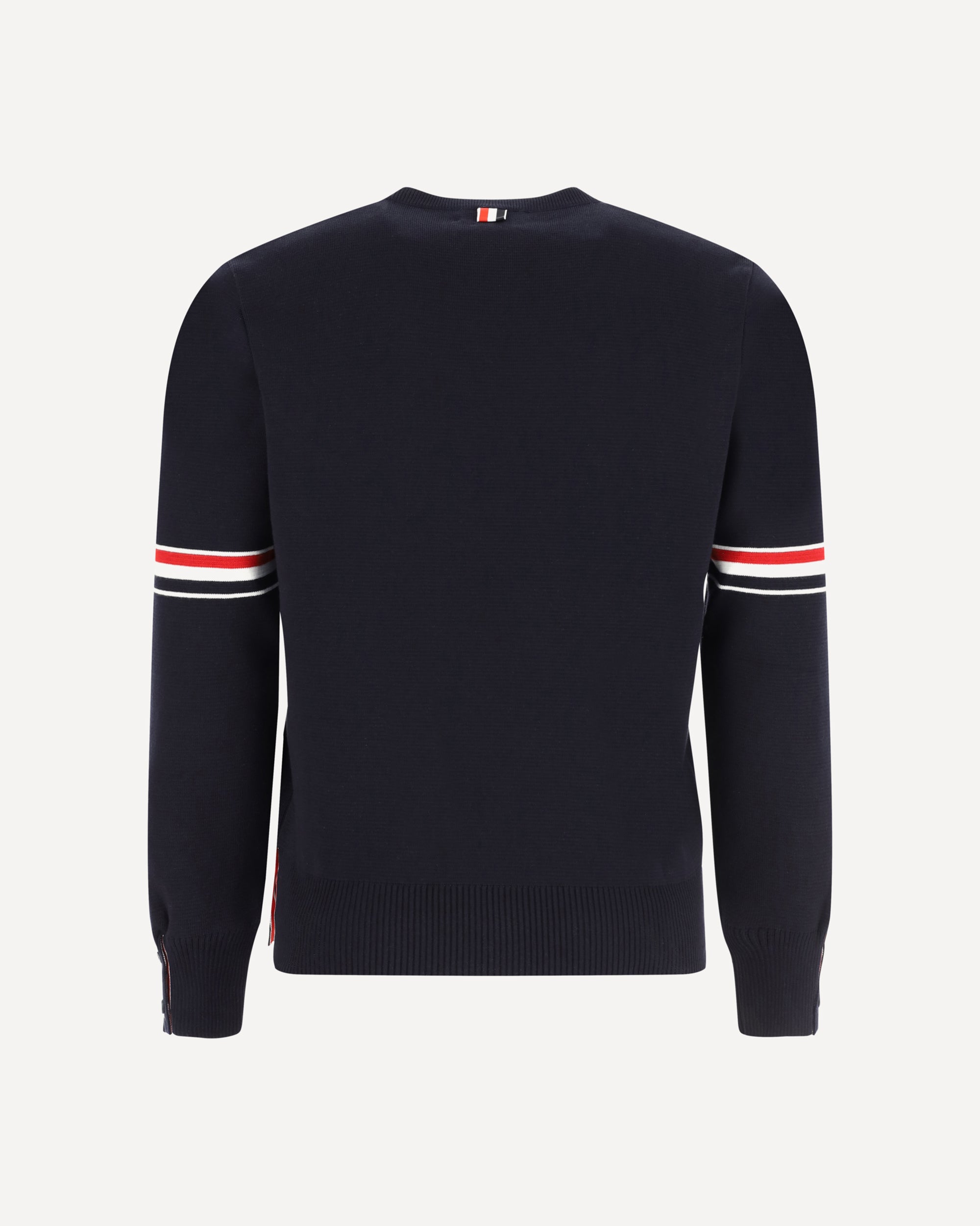 Thom Browne Ribbed Crew Neck Sweater