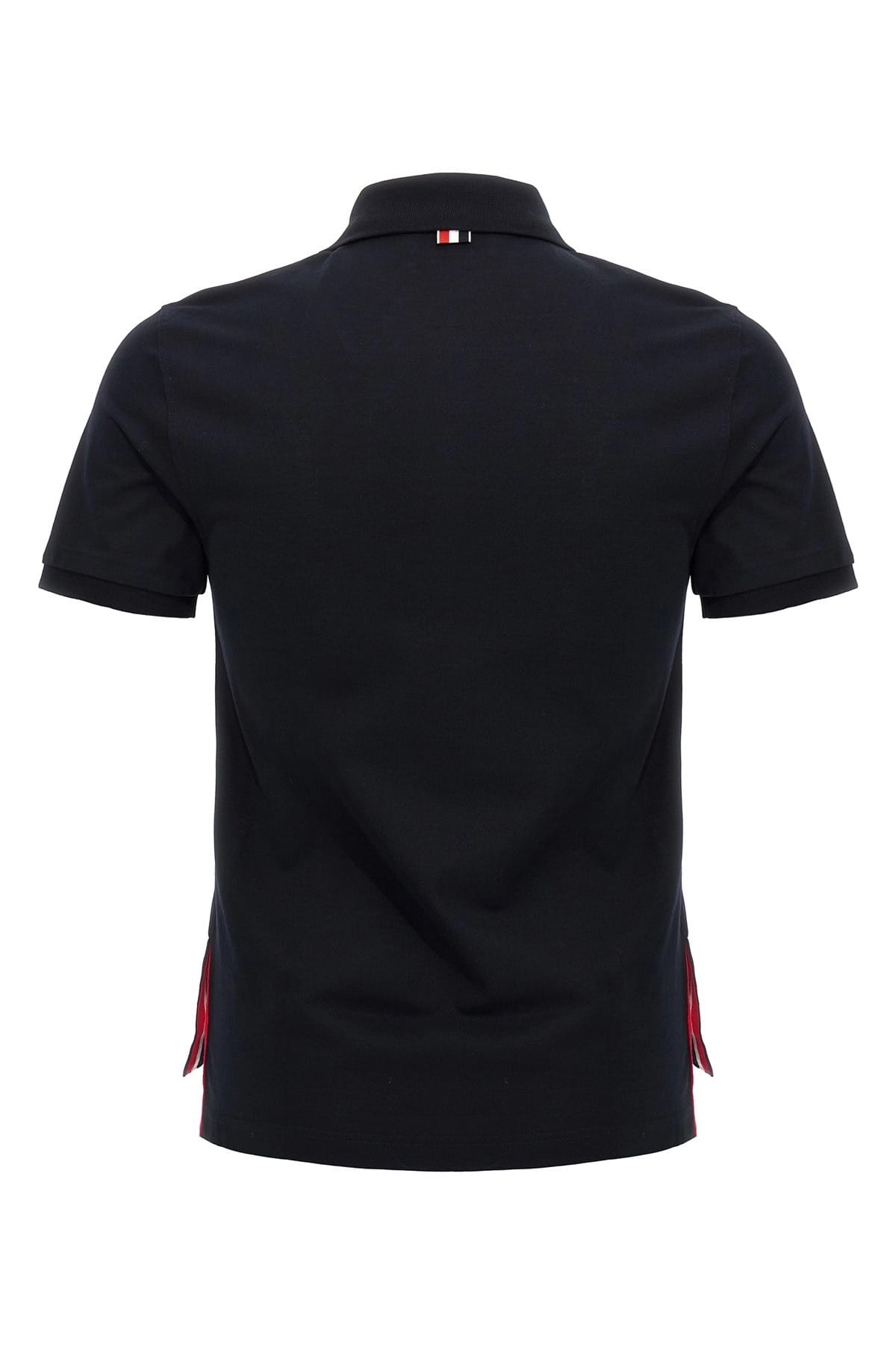 Thom Browne Thom Browne Rwb Piqué Cotton Polo Shirt