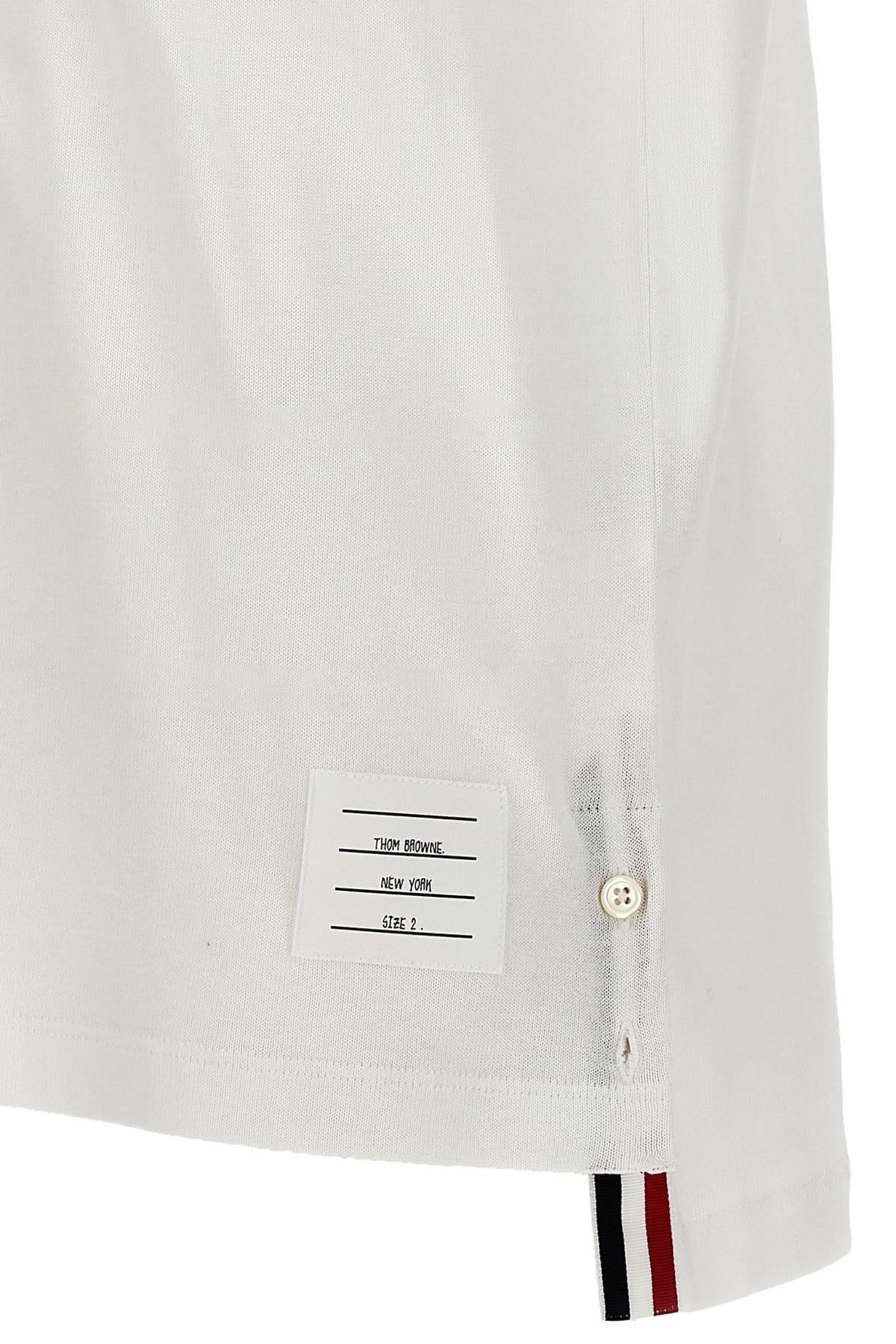 Thom Browne Thom Browne Rwb Sleeve Polo Shirt