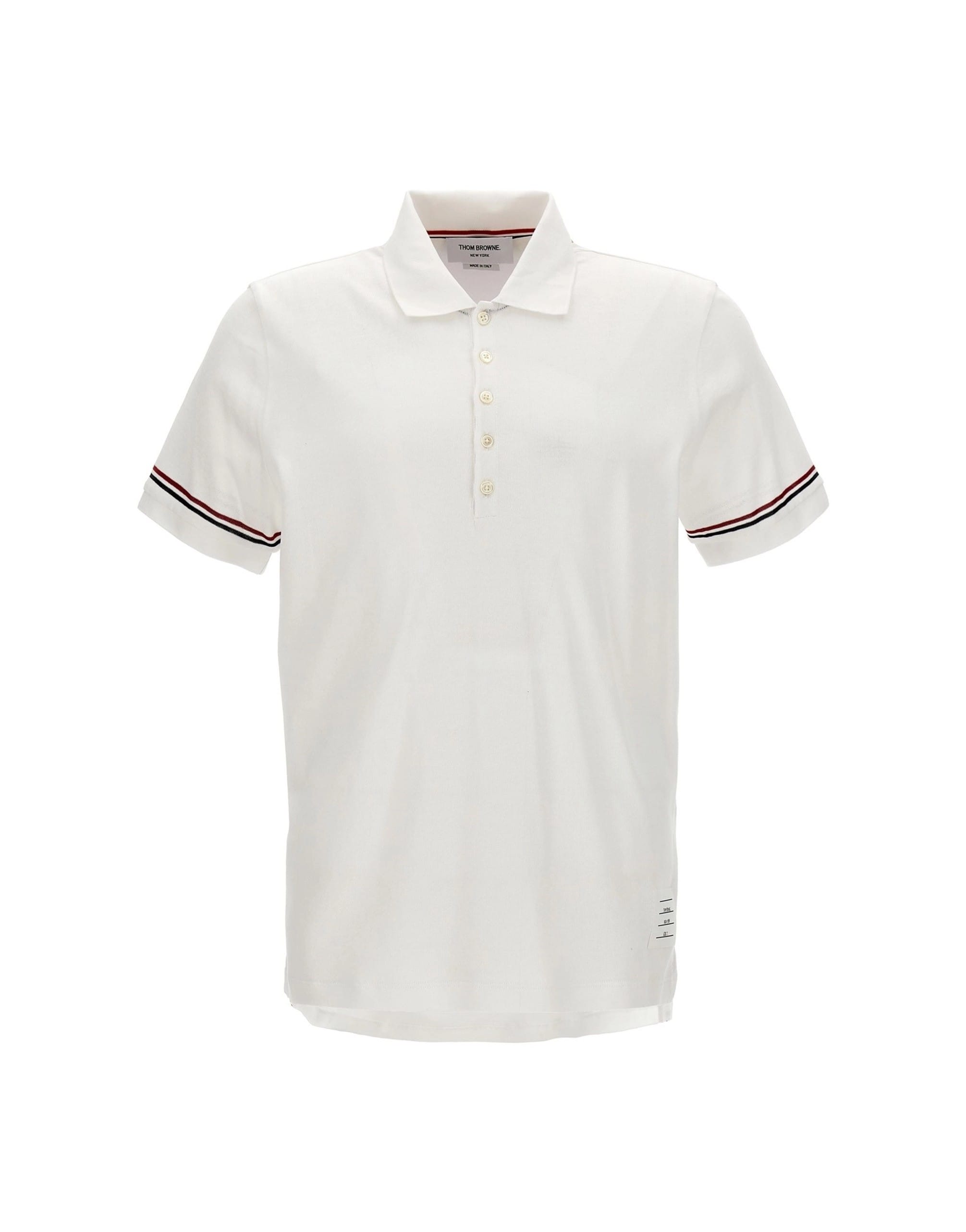 Thom Browne Thom Browne Rwb Sleeve Polo Shirt