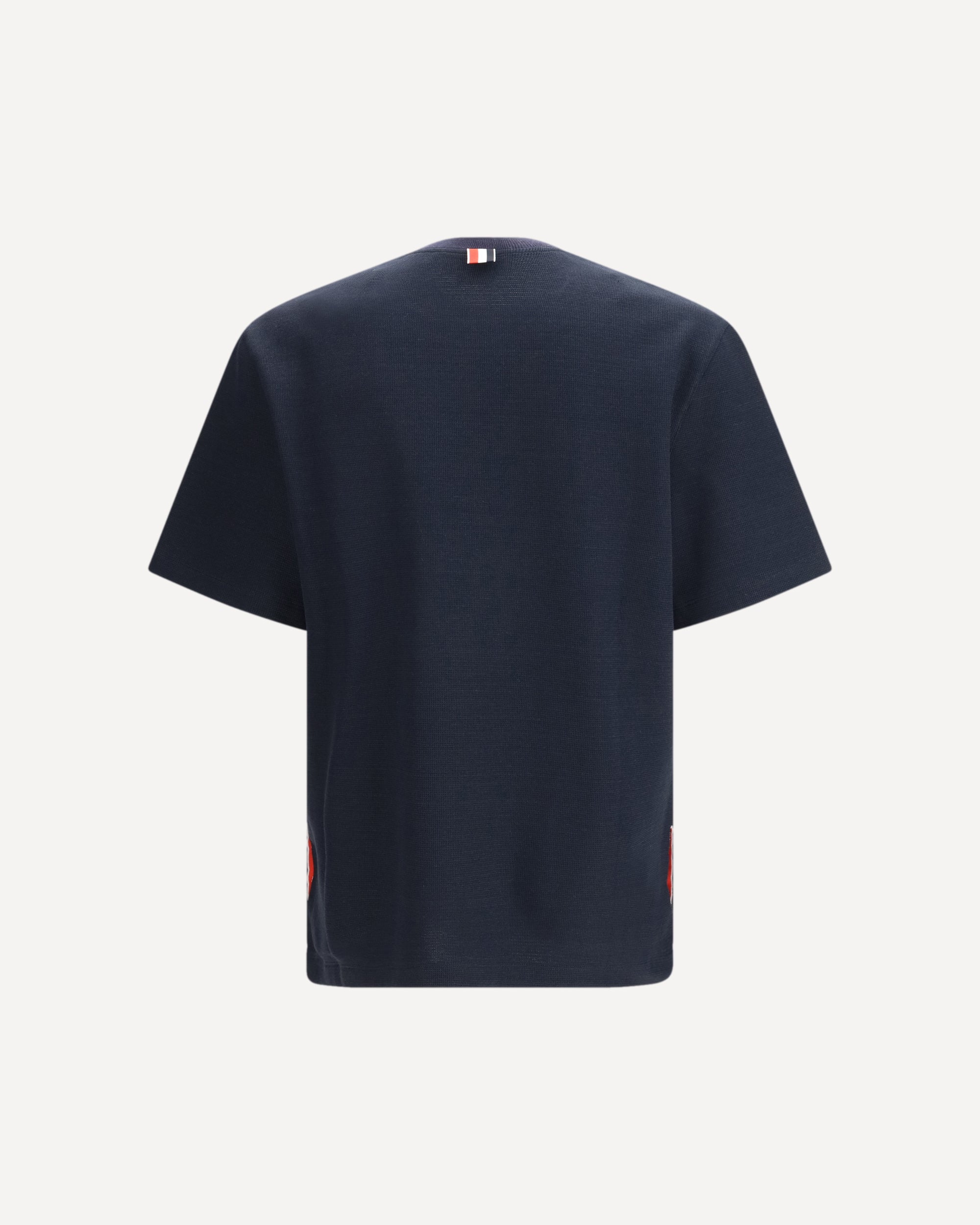 Thom Browne Short-Sleeve Cotton-Linen T-Shirt