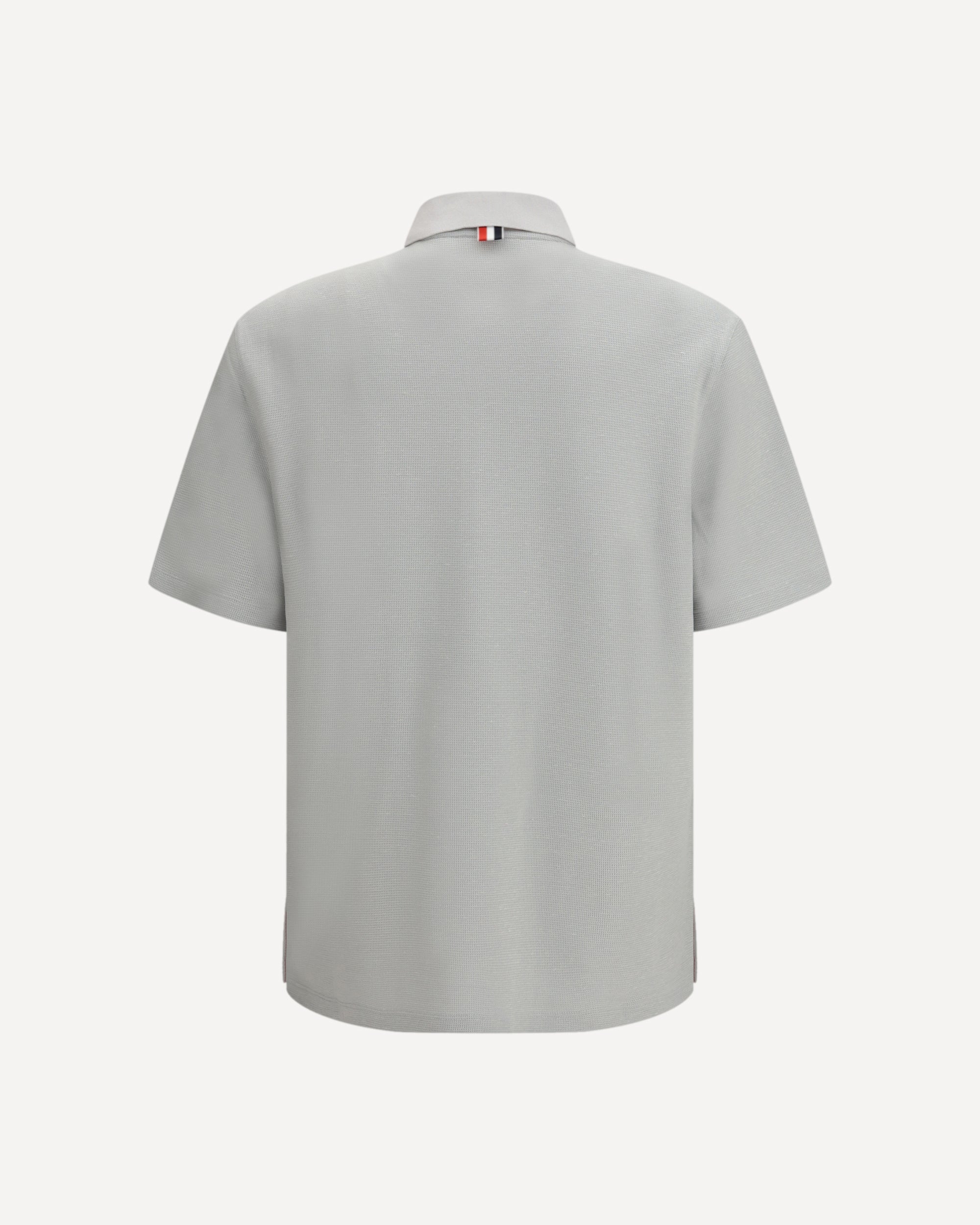 Thom Browne Short-Sleeve Polo With Chest Pocket - alternate view