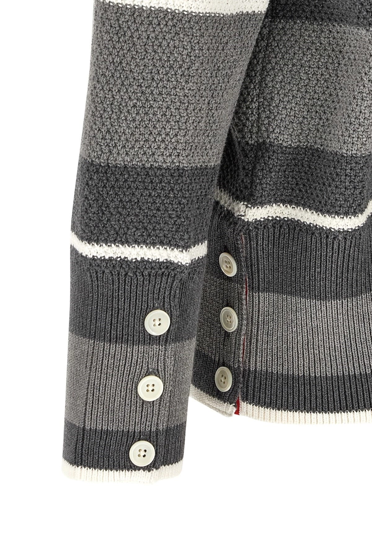 Thom Browne Thom Browne Striped Cotton Cardigan