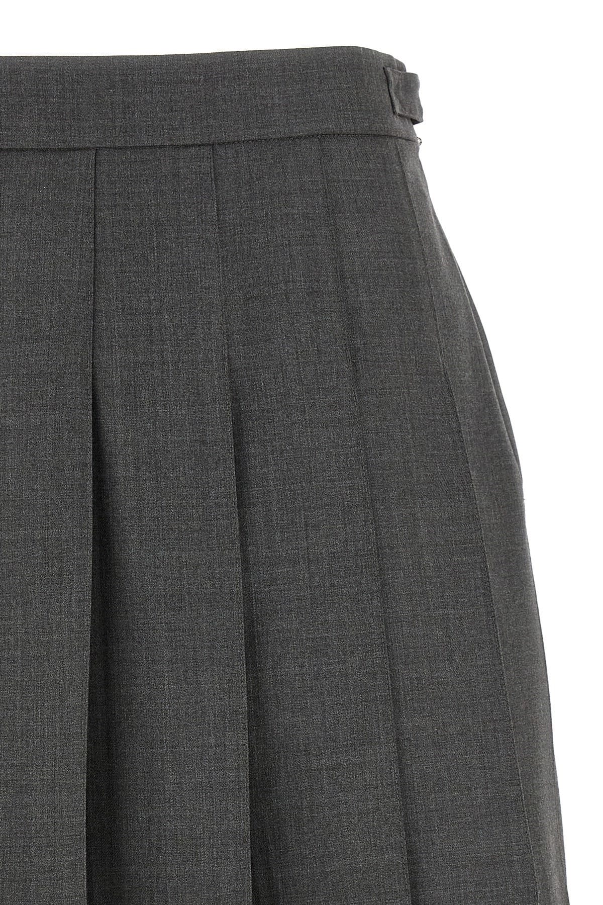 Thom Browne Thom Browne Uniform Pleated Mini Skirt