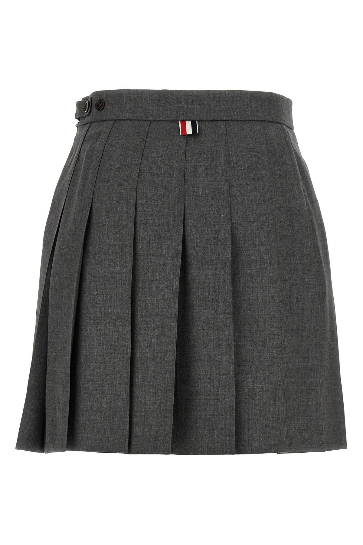 Thom Browne Thom Browne Uniform Pleated Mini Skirt