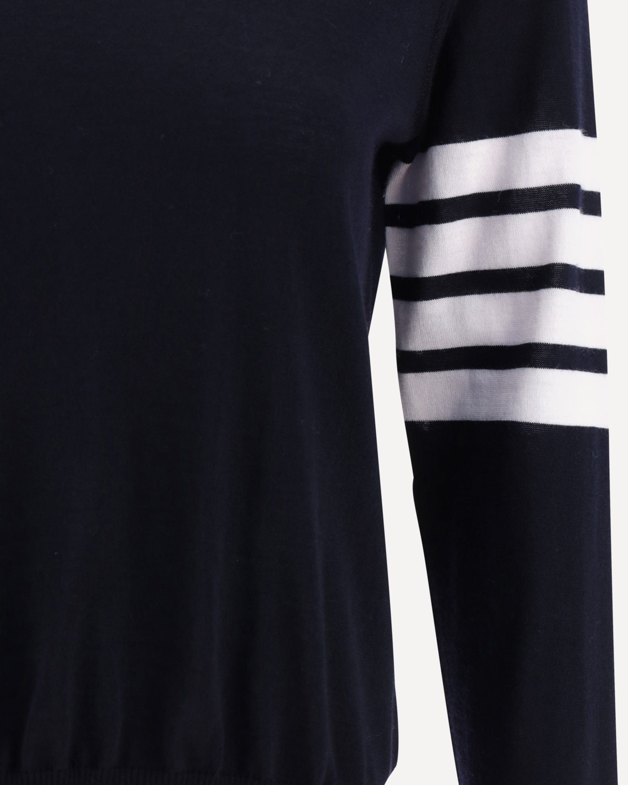 Thom Browne Virgin Wool Sweater With Side Buttons