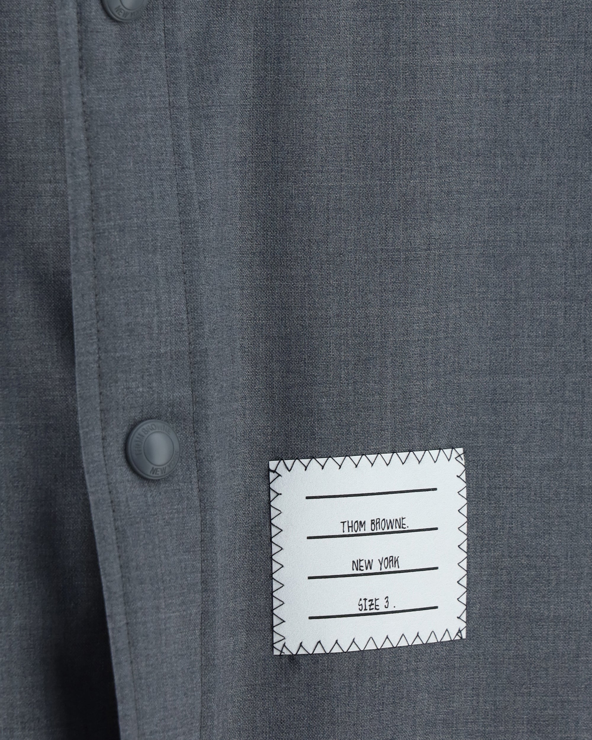 Thom Browne Wool Cotton Blend Shirt