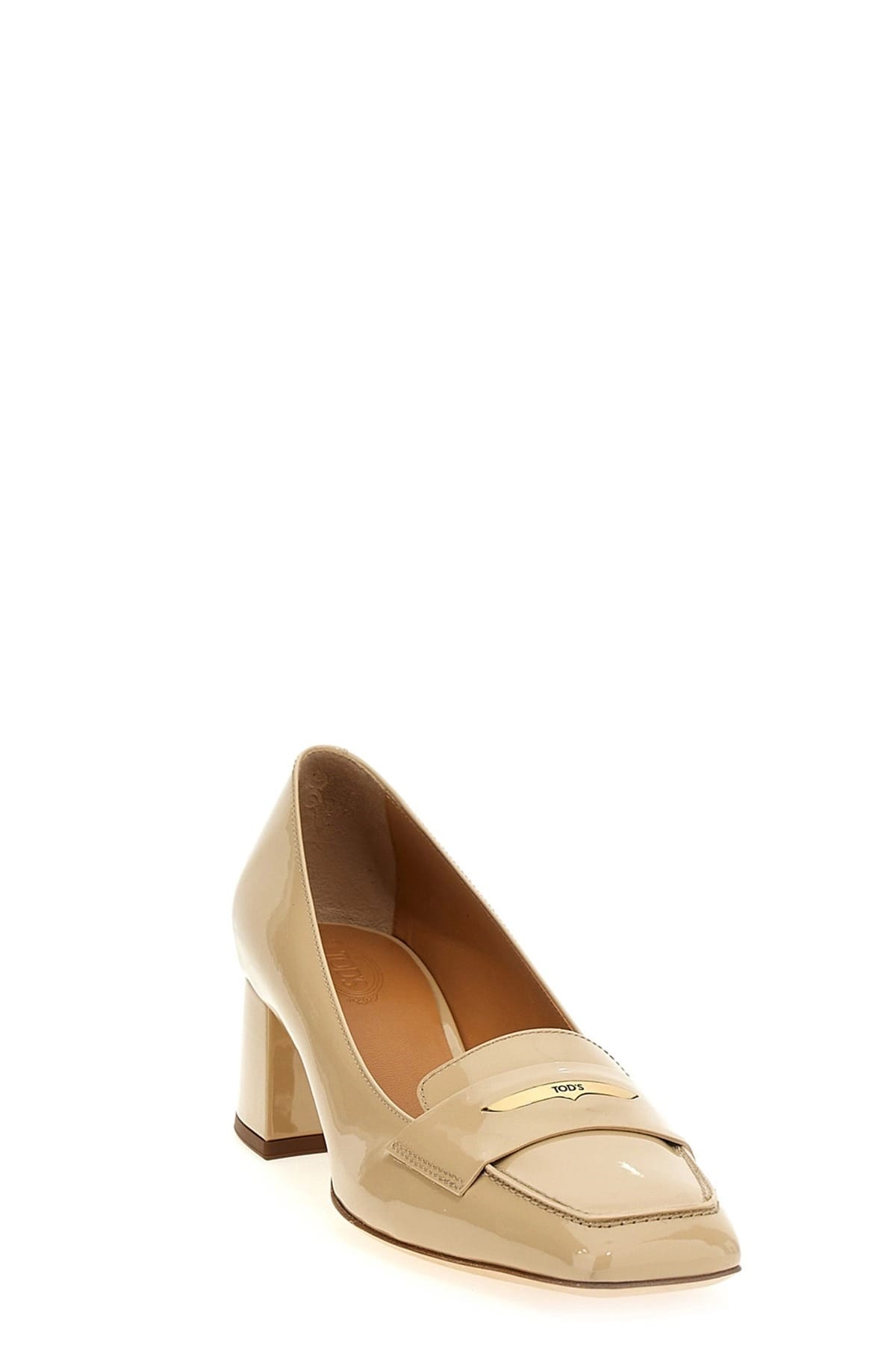 Tod's Beige Patent Leather Pumps - alternate view