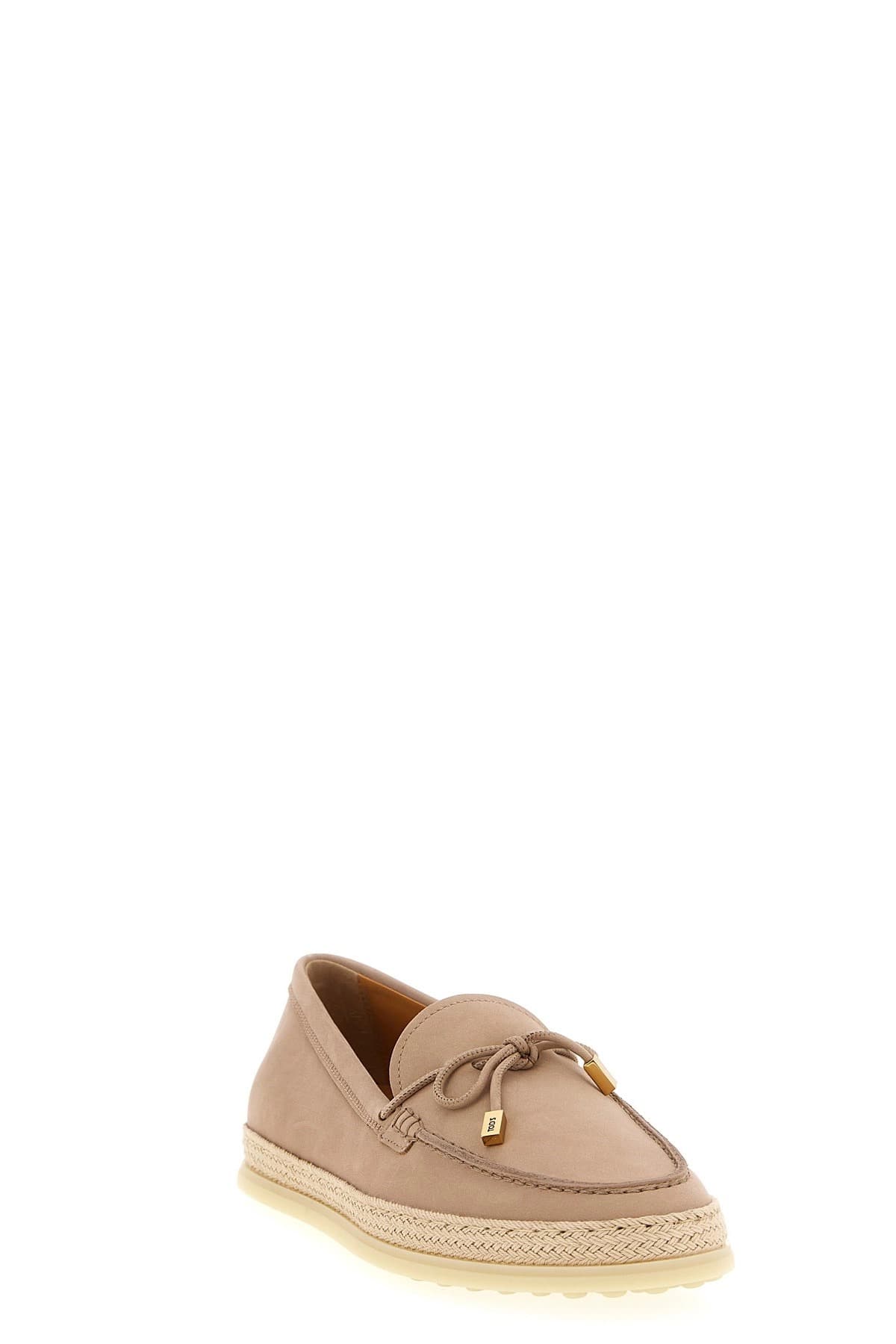 Tod's Tod's Rafia 92K Suede Loafers