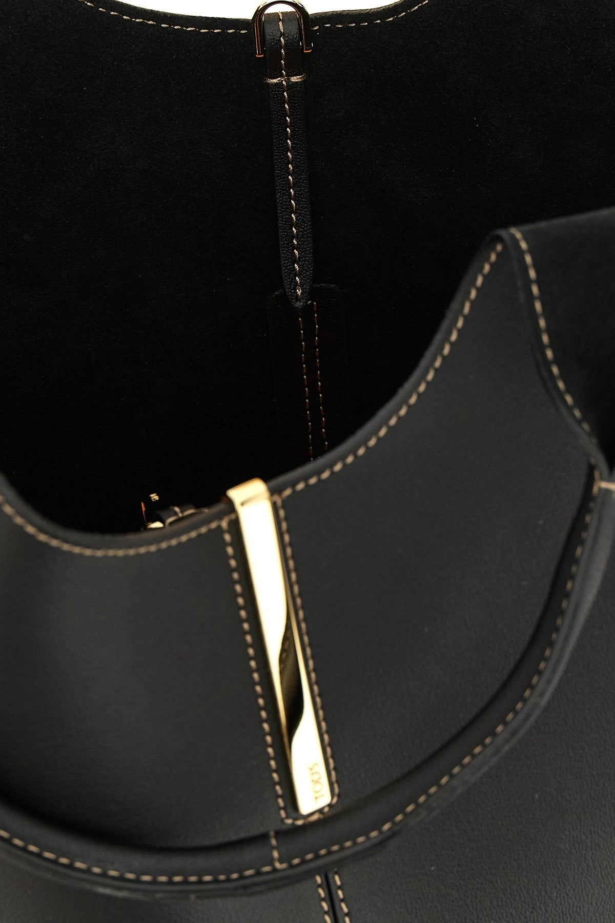 Tod's Small Metal Plate Shopping Bag