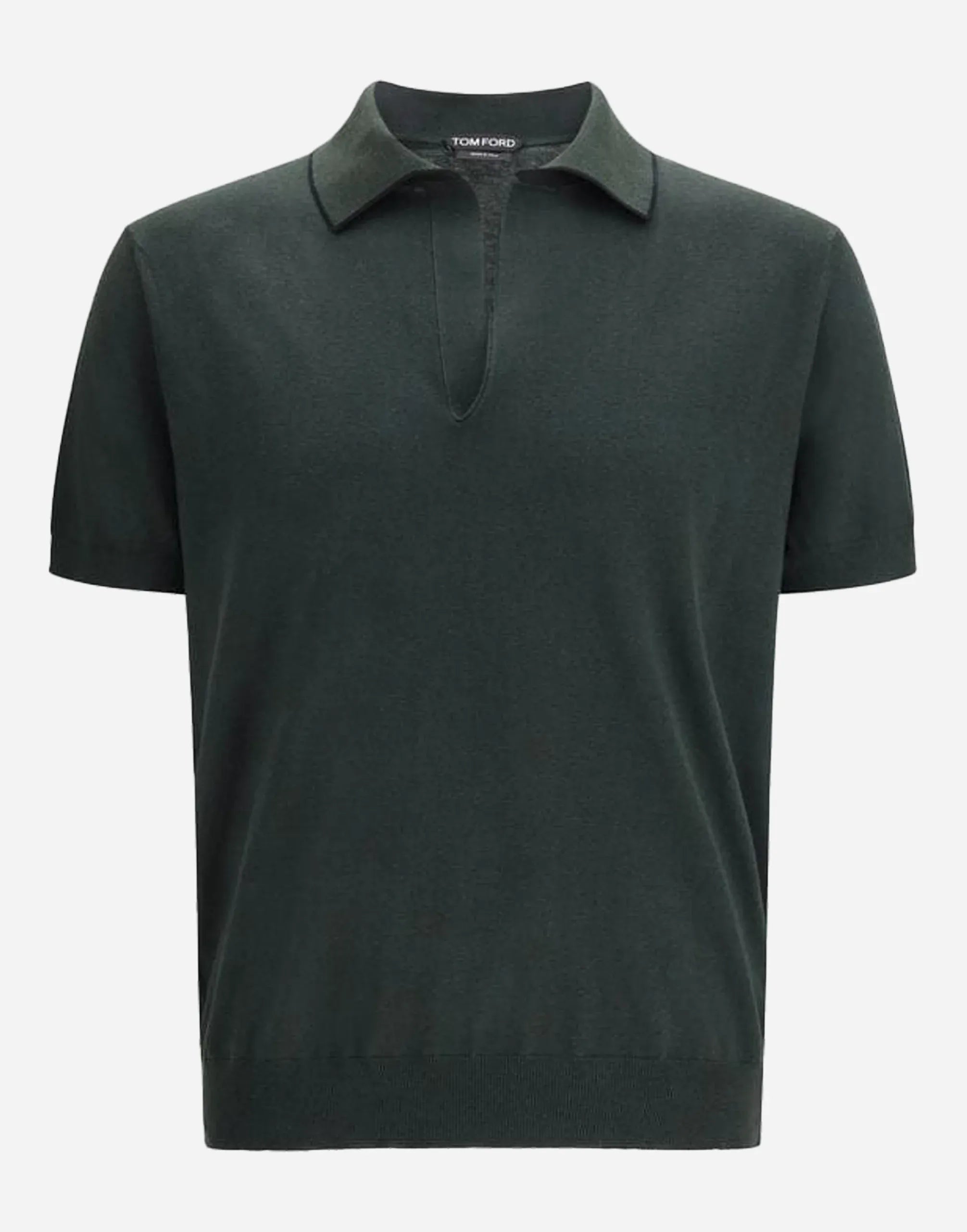 Tom Ford Bicolor Cotton Polo Shirt