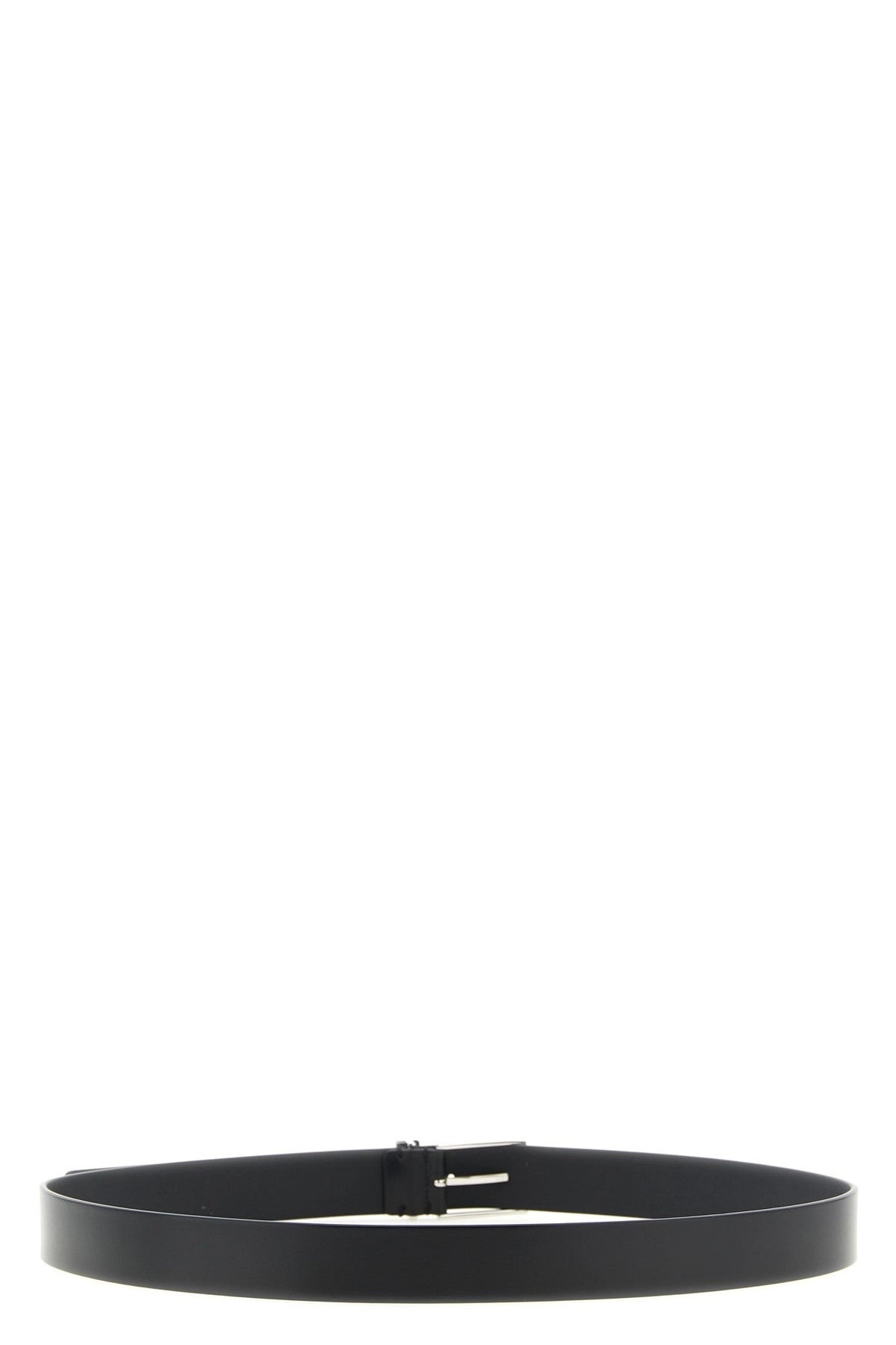 Tom Ford Black Leather T-Buckle Belt