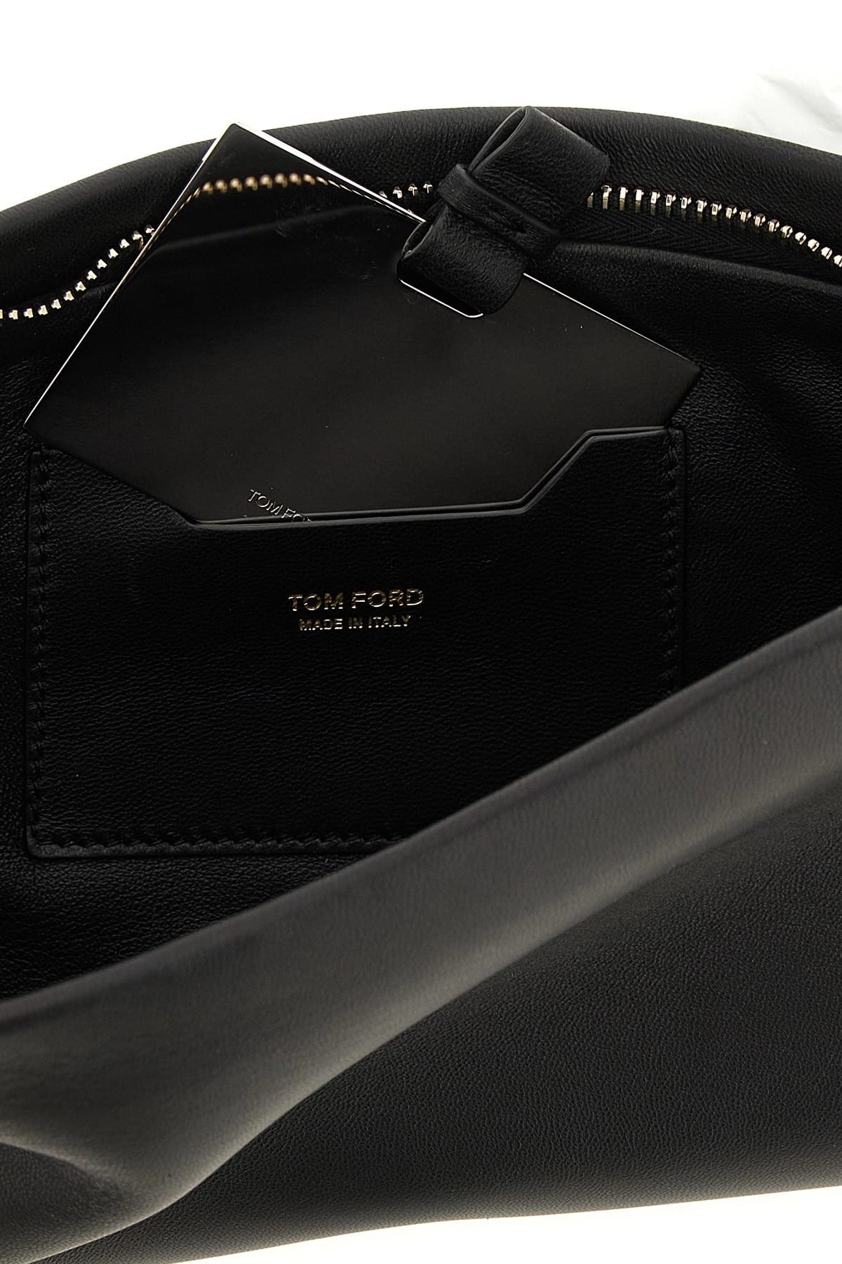 Tom Ford Tom Ford Black Nappa Leather Clutch