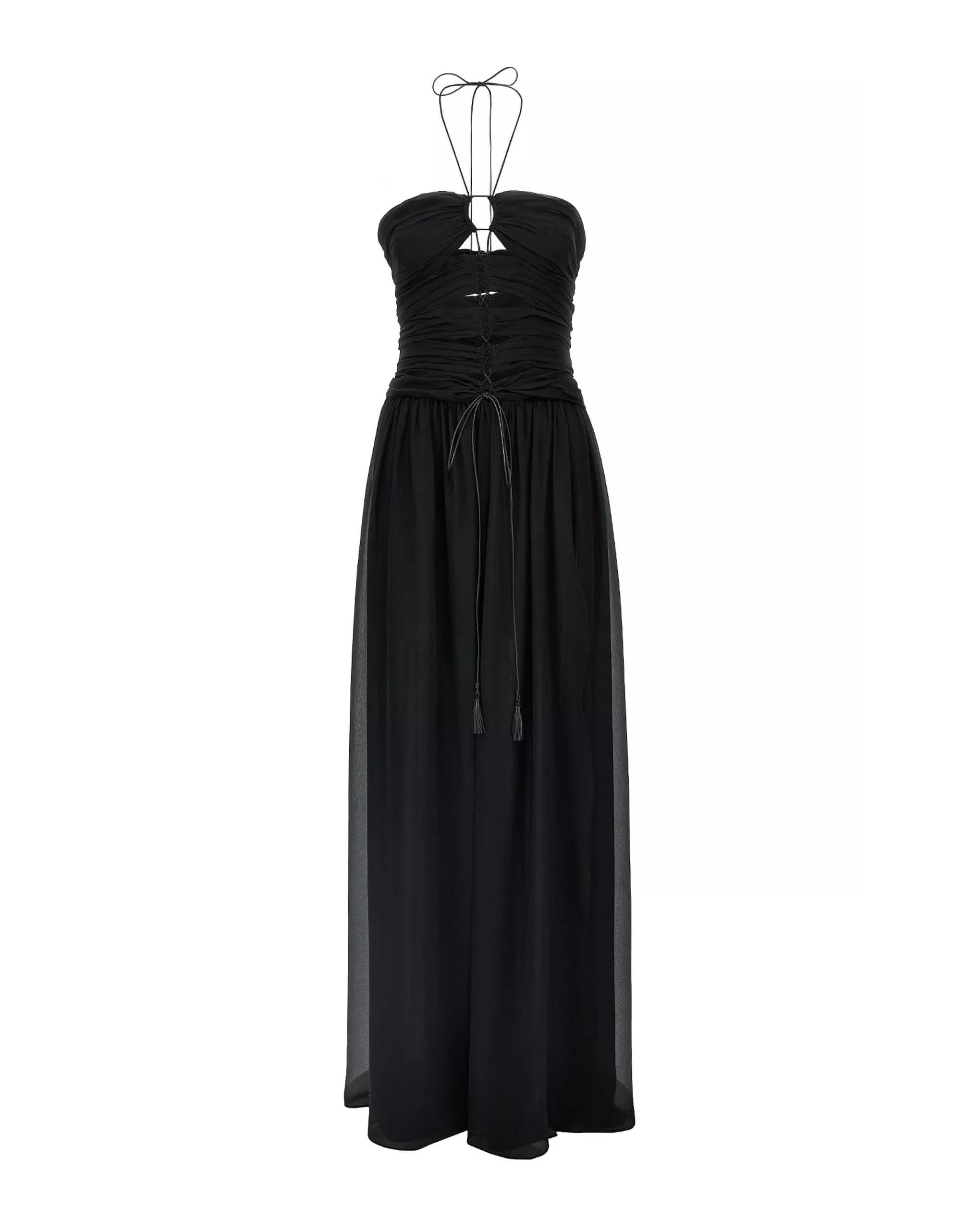Tom Ford Tom Ford Black Silk Cut-Out Dress