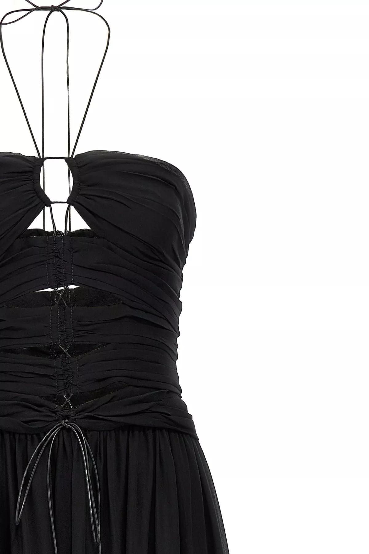 Tom Ford Tom Ford Black Silk Cut-Out Dress