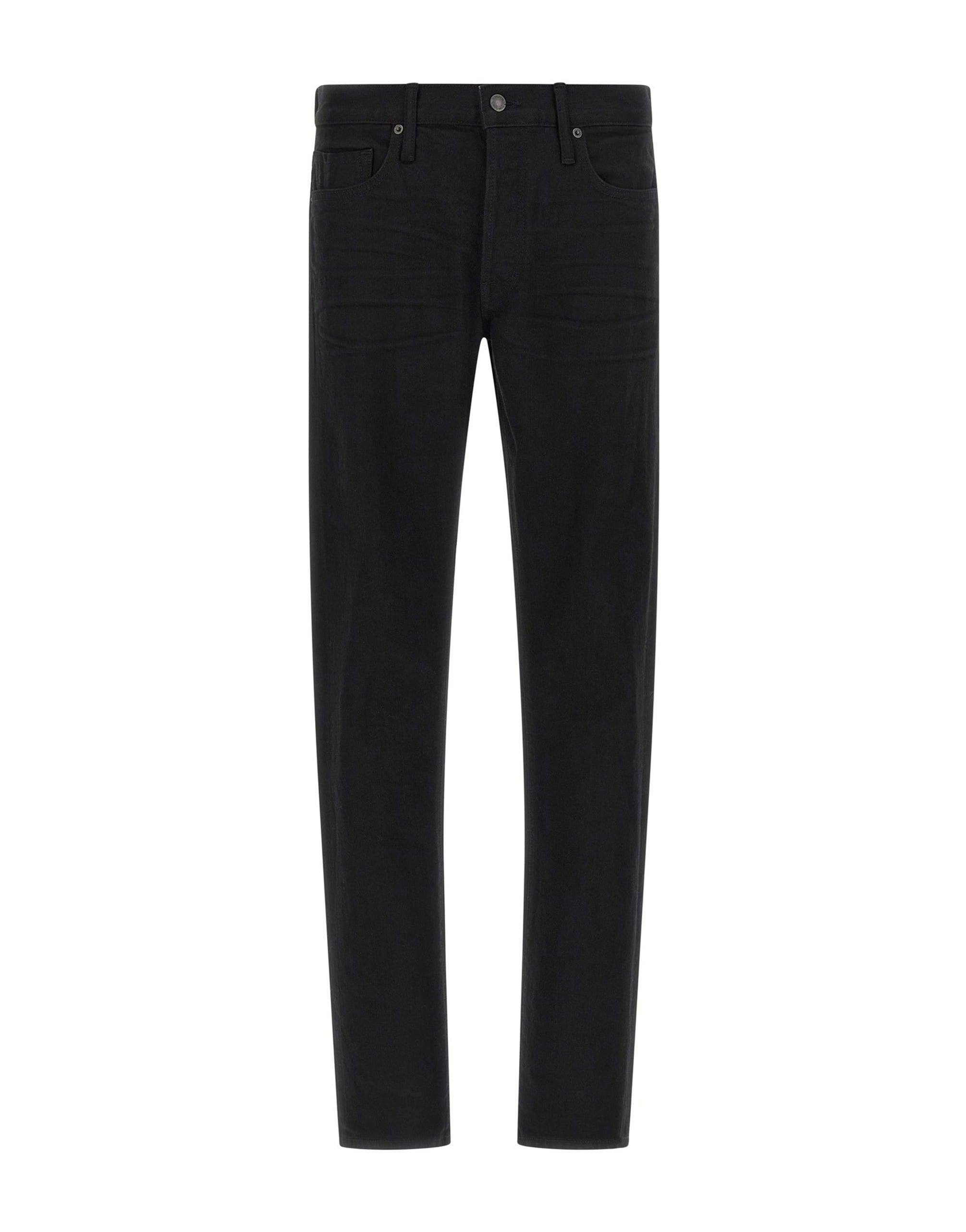 Schwarze Straight-Leg-Jeans von Tom Ford