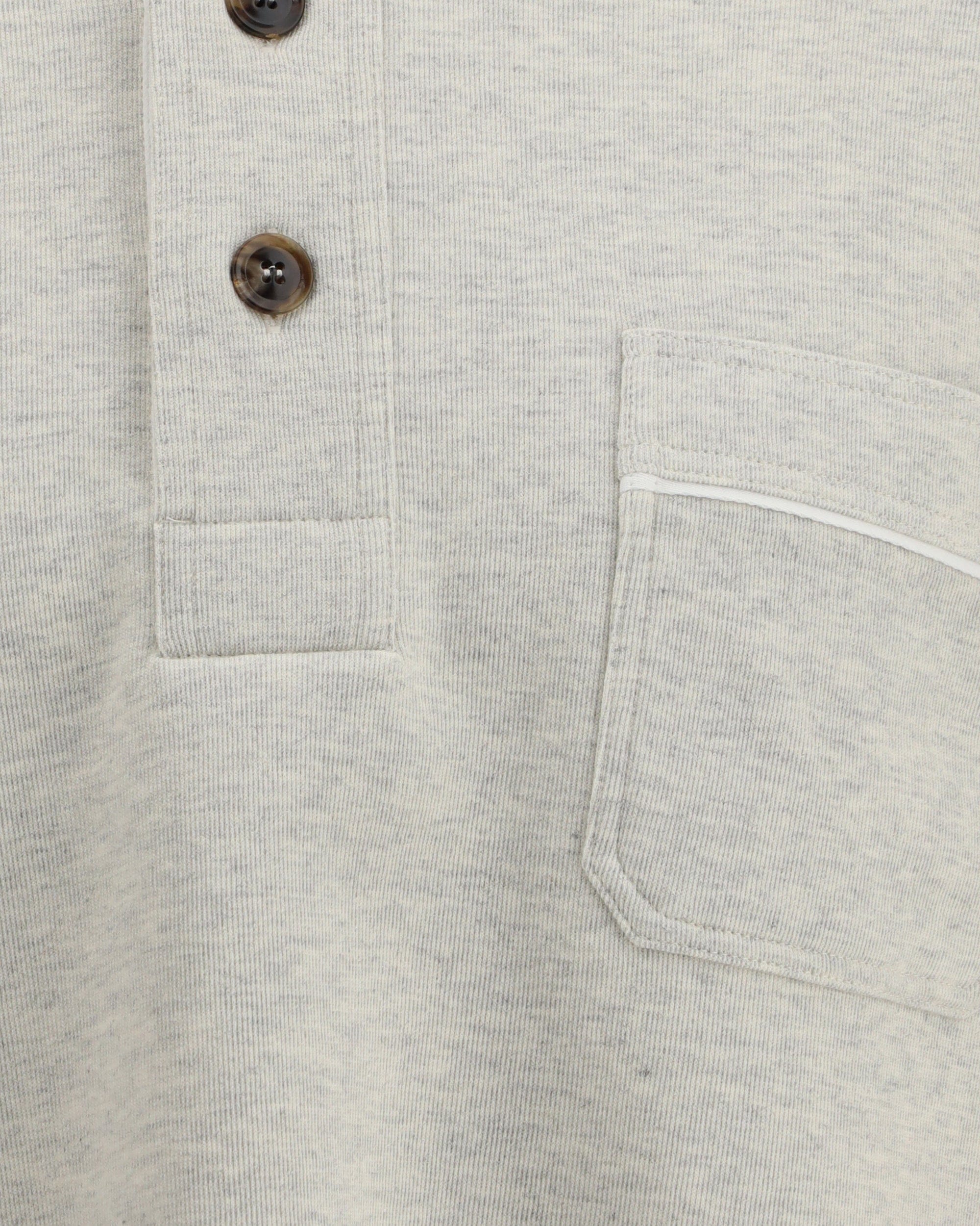 Tom Ford Cotton Sweatshirt With Partial Front Button Closure