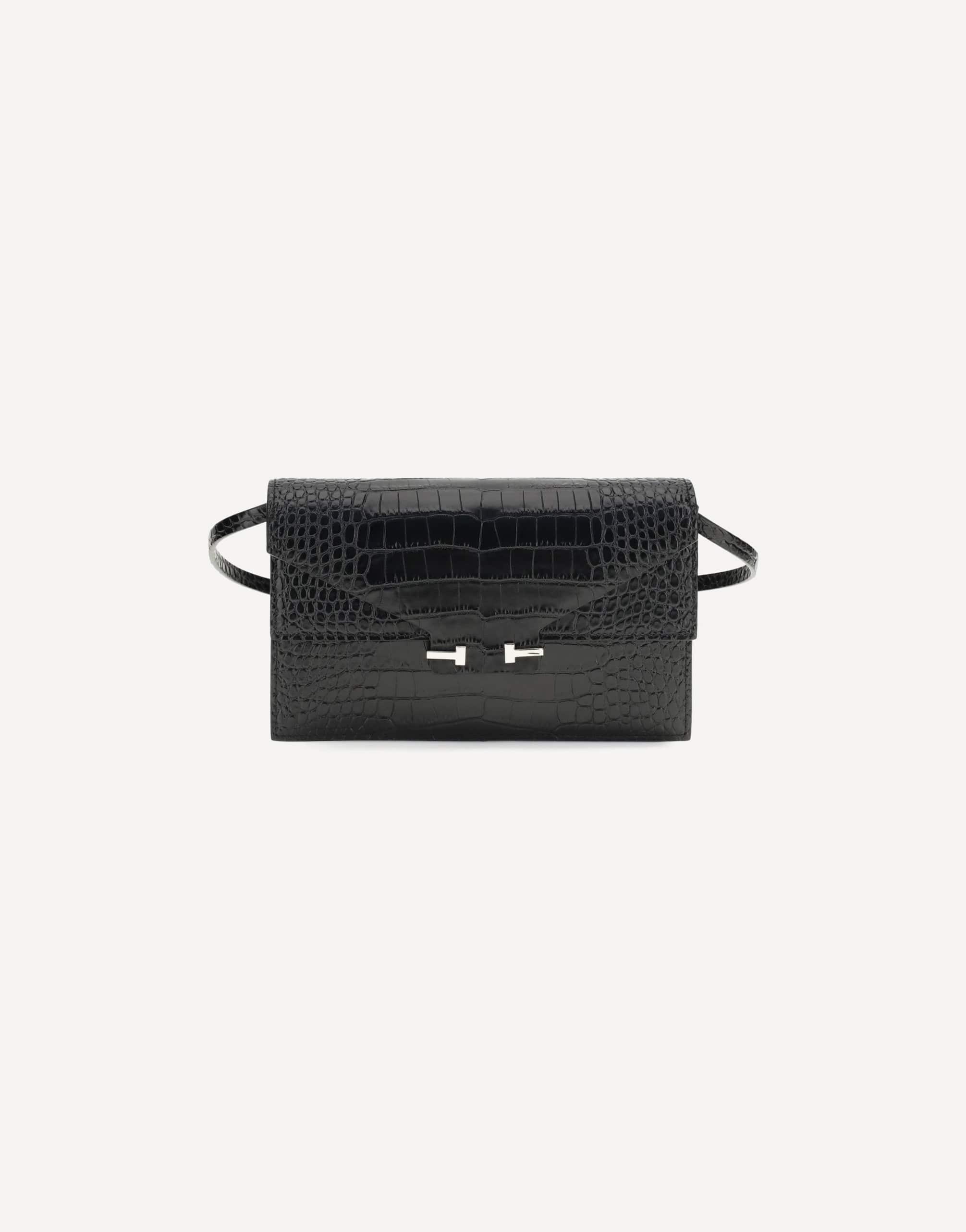 Tom Ford Crocodile Print Shoulder Bag