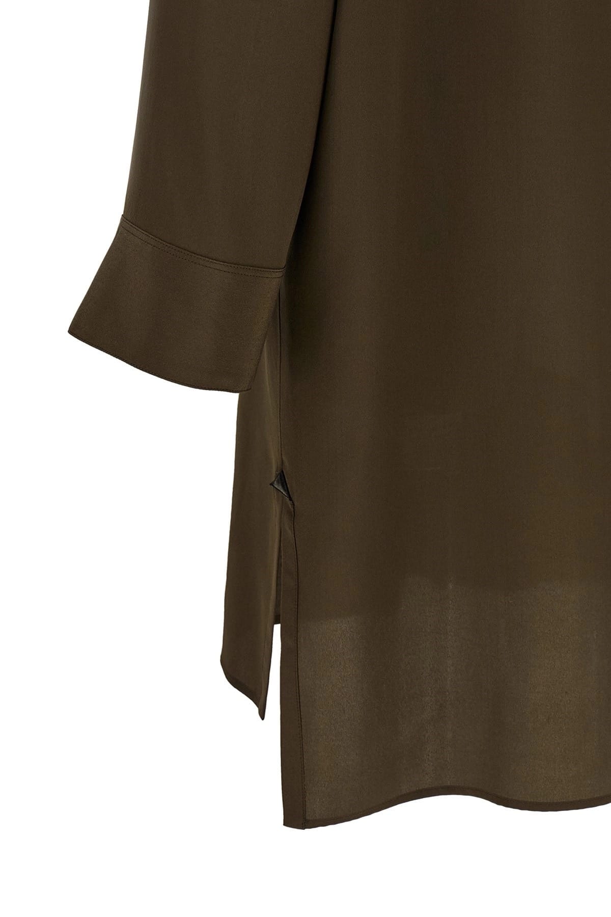 Tom Ford Tom Ford Green Silk Tunic Midi Dress