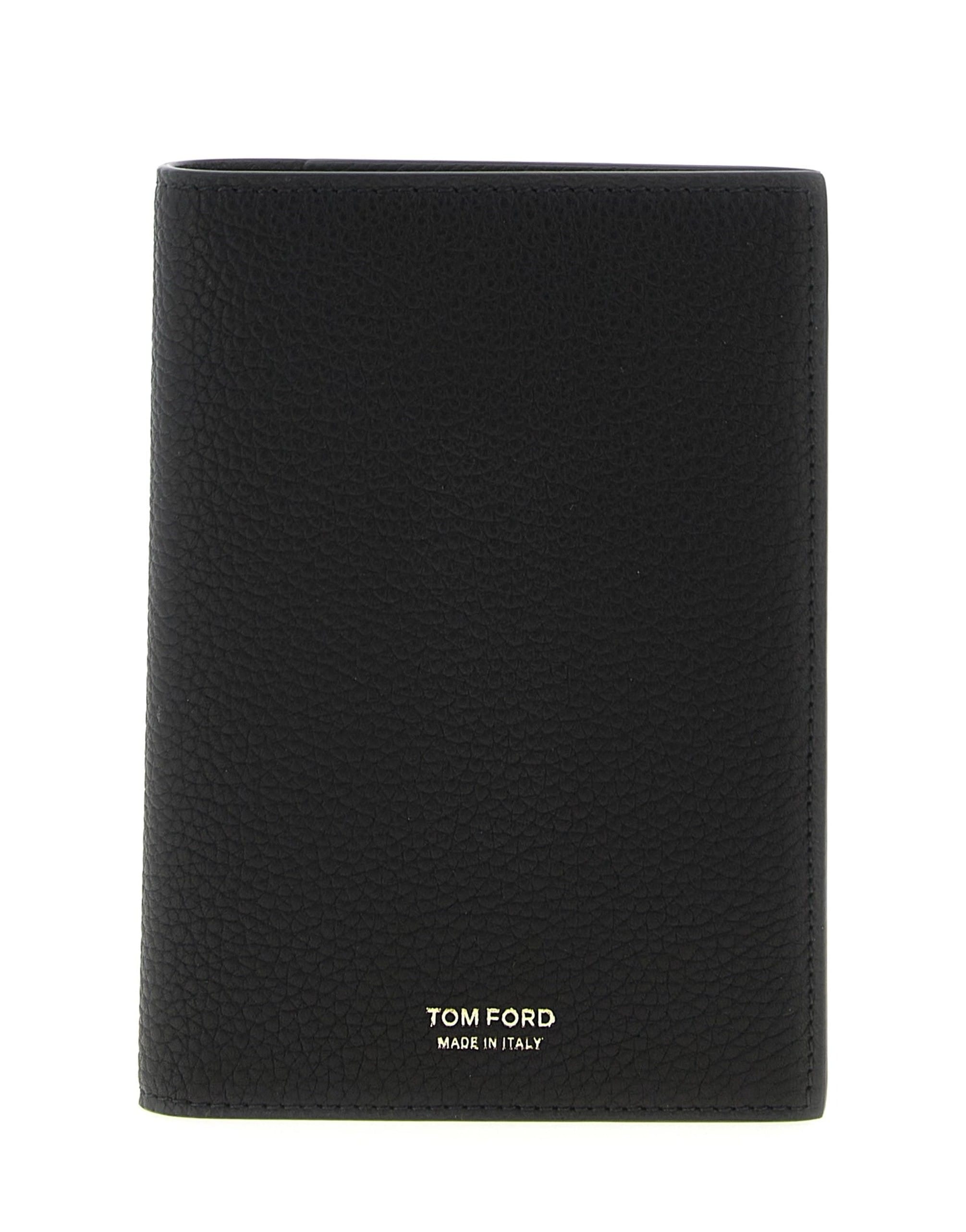 Tom Ford Tom Ford Hammered Leather Passport Holder