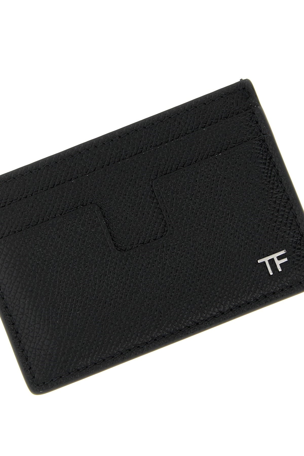 Tom Ford Tom Ford Leather Logo Card Holder