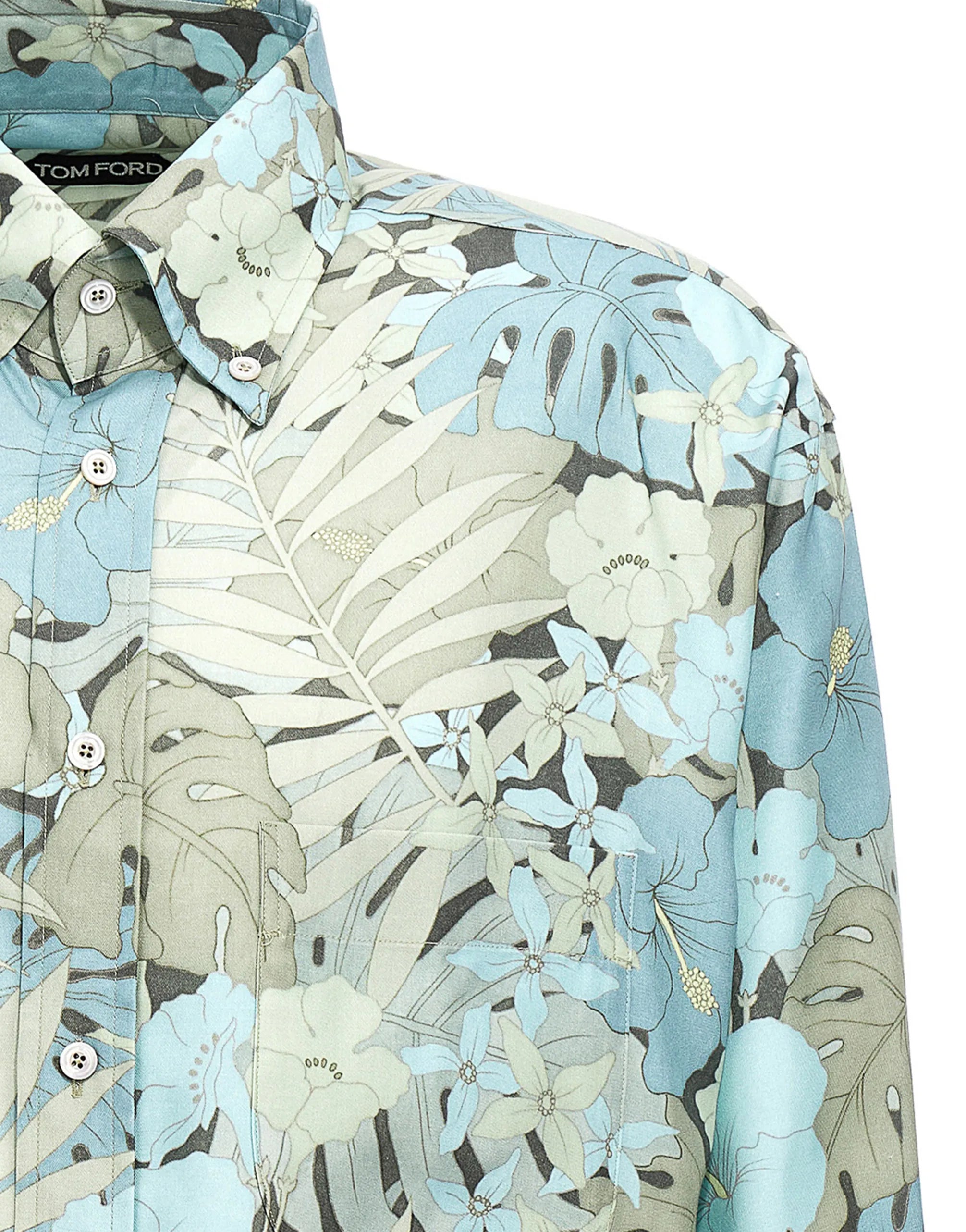 Tom Ford Tom Ford Light Blue Lyocell Shirt