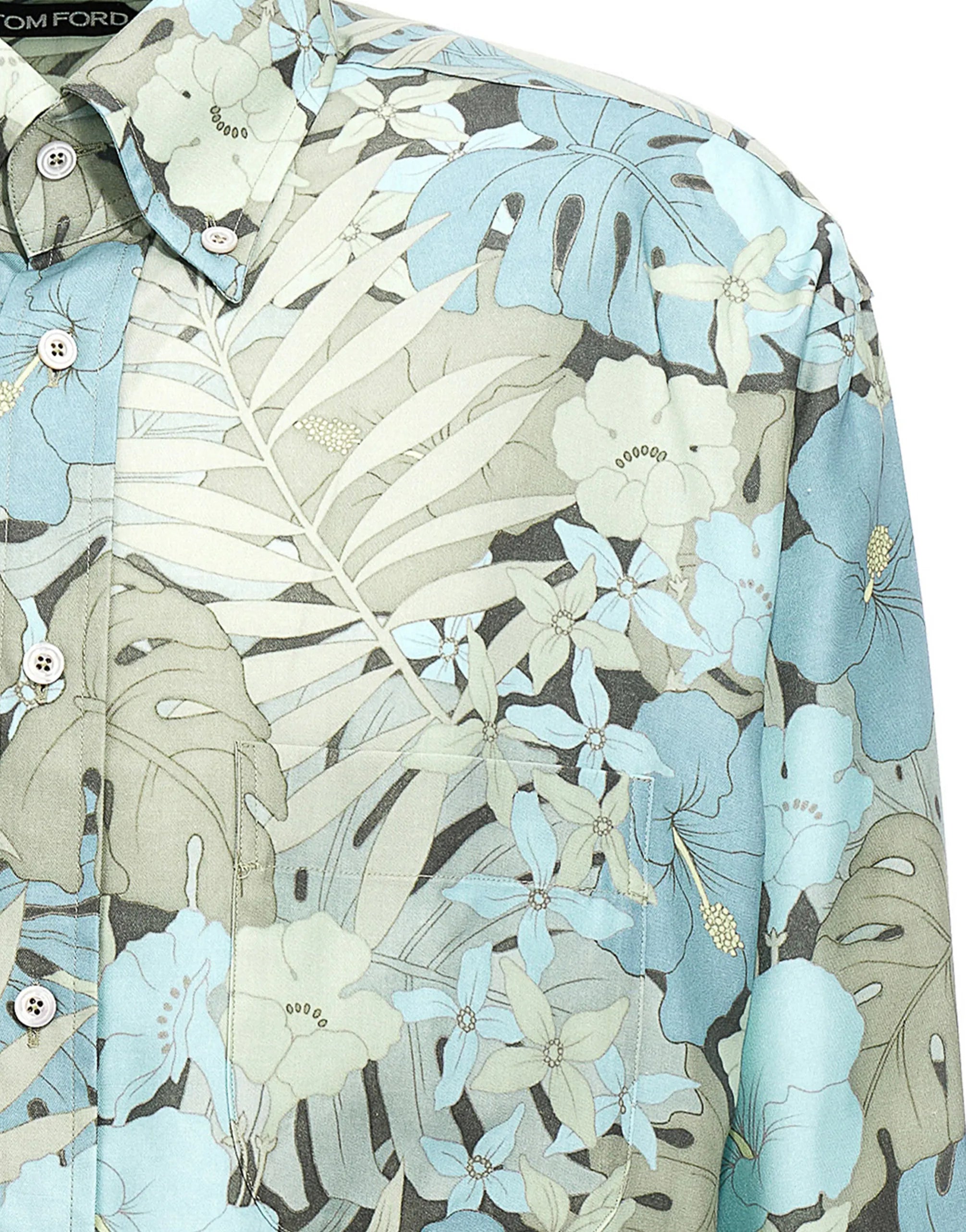 Tom Ford Tom Ford Light Blue Lyocell Shirt