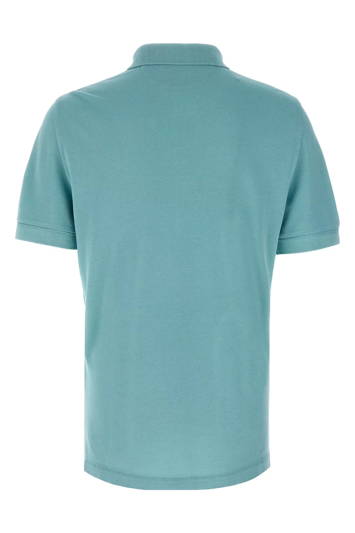 Tom Ford Tom Ford Light Blue Piqué Polo Shirt