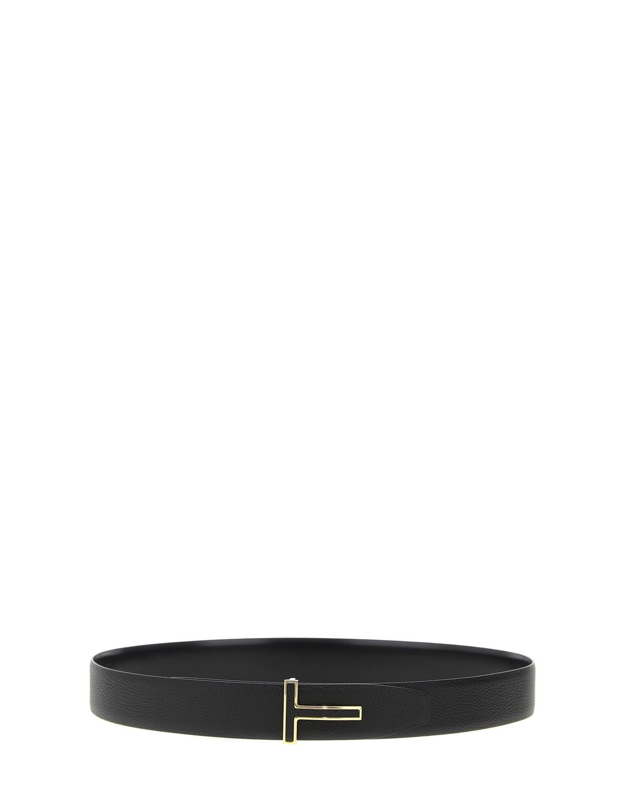 Tom Ford Tom Ford Logo Buckle Reversible Belt