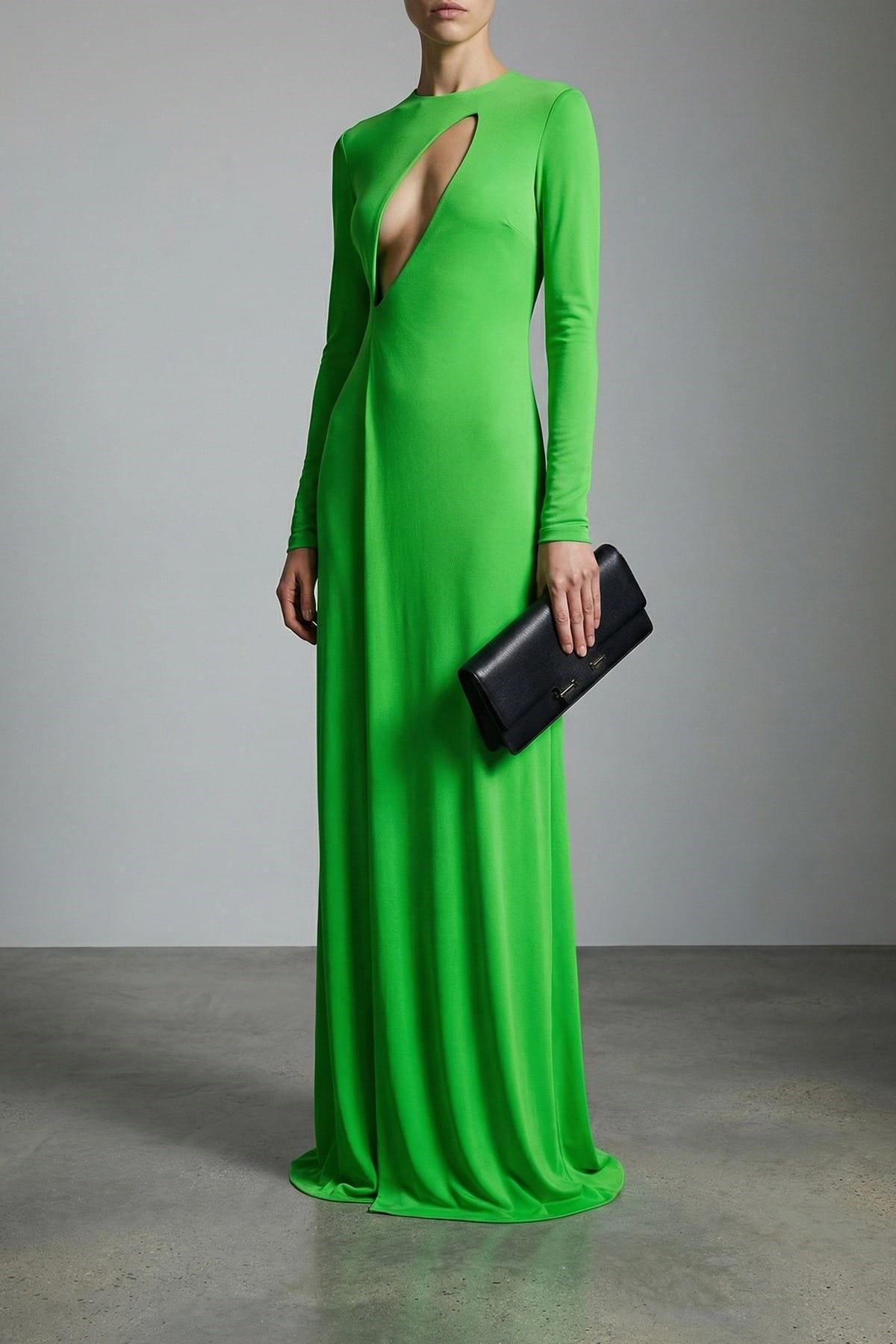 Tom Ford Jurk met lange mouwen en uitsnijding aan de voorzijde - alternate view
