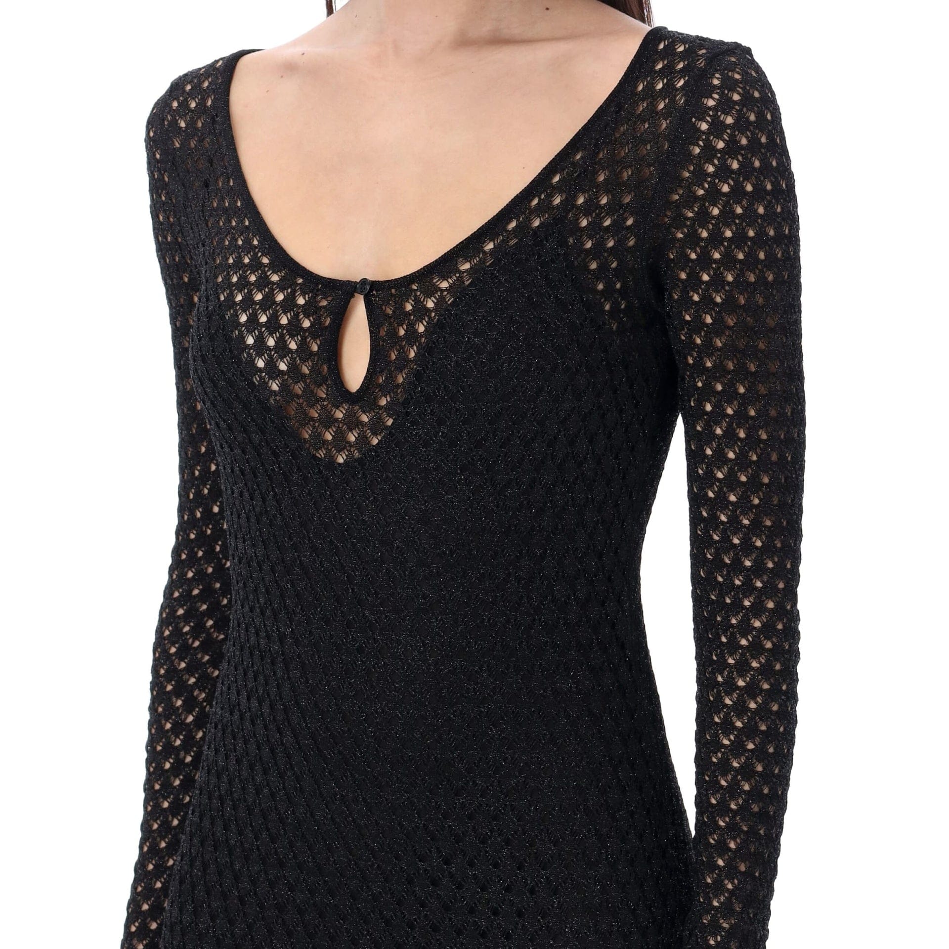 Tom Ford Tom Ford Lurex Crochet Maxi Dress