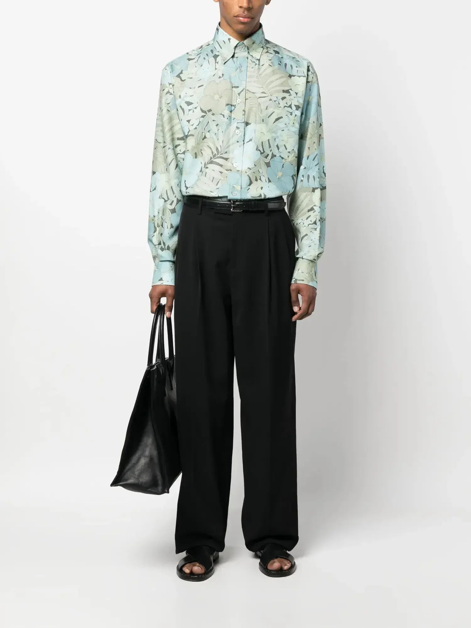 Tom Ford Tom Ford Lyocell Floral Print Shirt