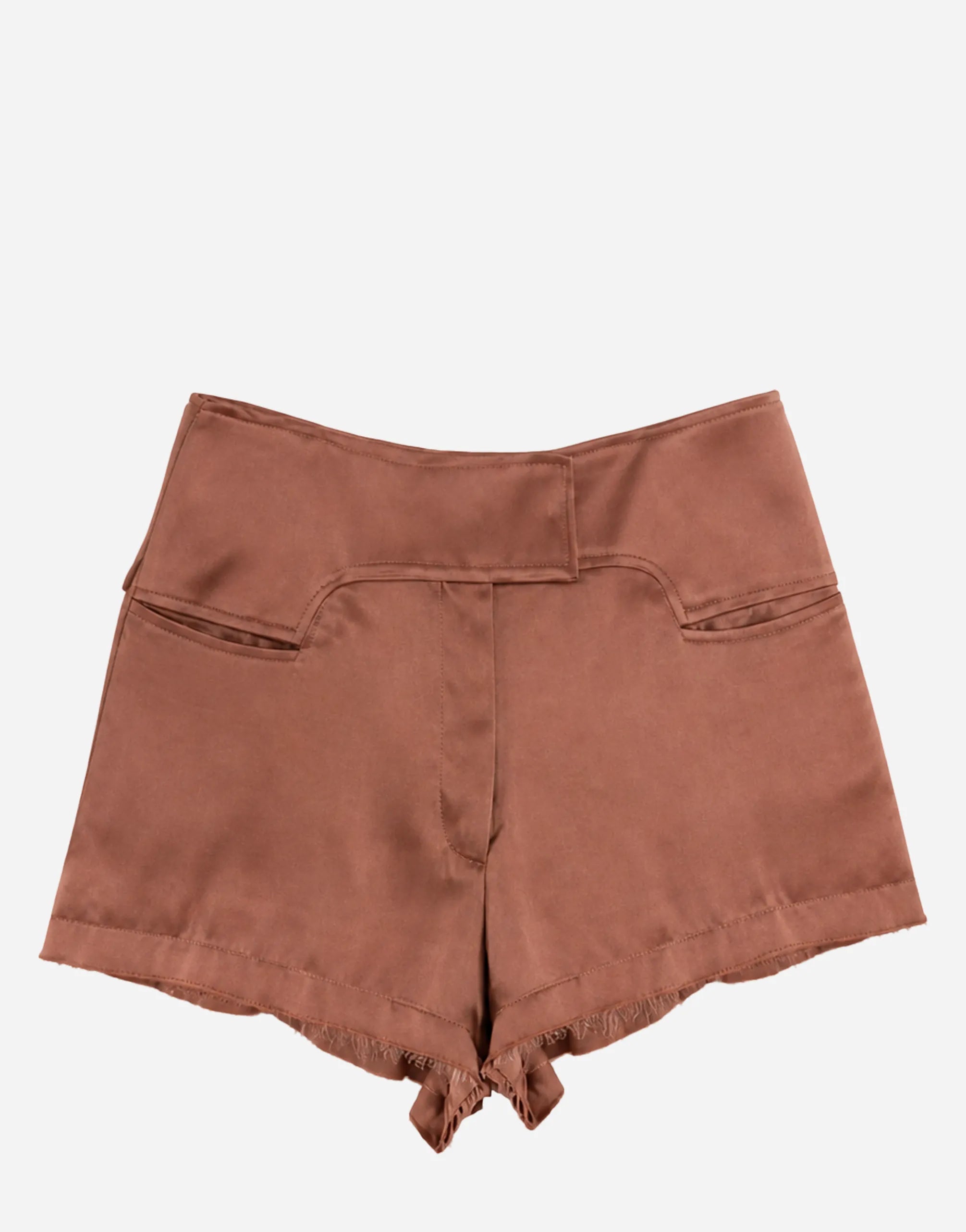 Tom Ford Tom Ford Raw Cut Satin Shorts