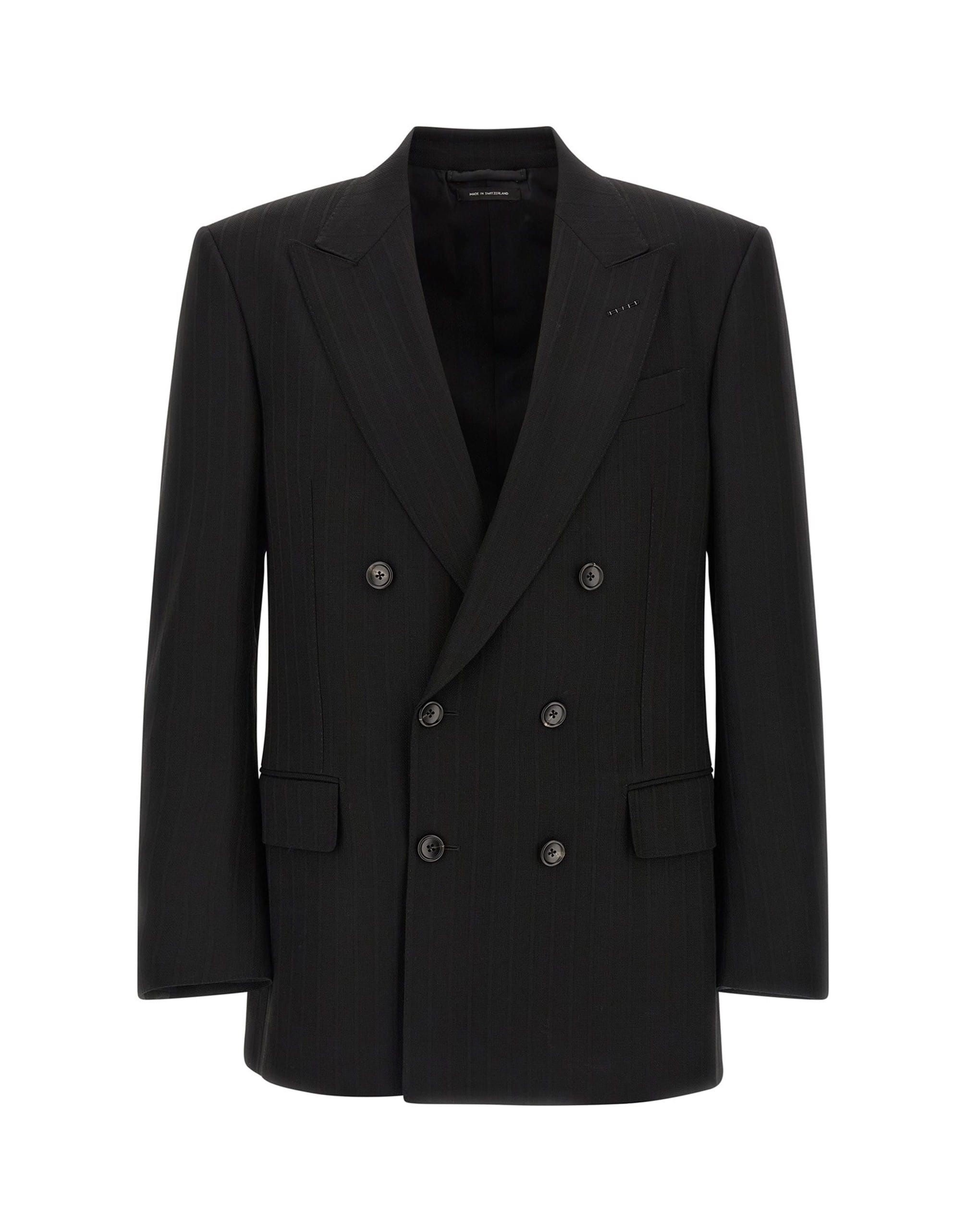 Tom Ford Tom Ford Satin Pinstripe Wool Blazer
