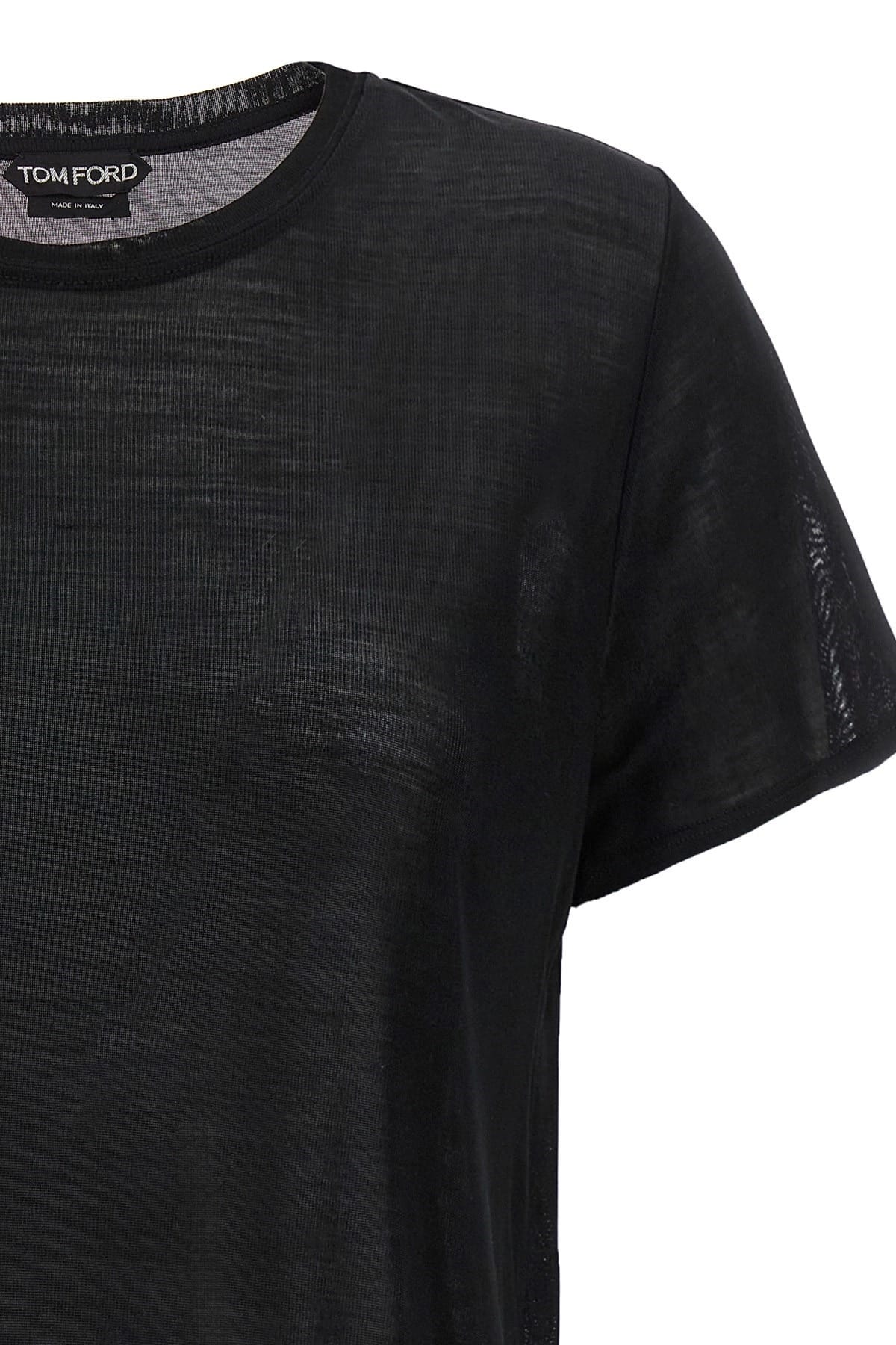 Tom Ford Tom Ford Silk Crew Neck T-Shirt