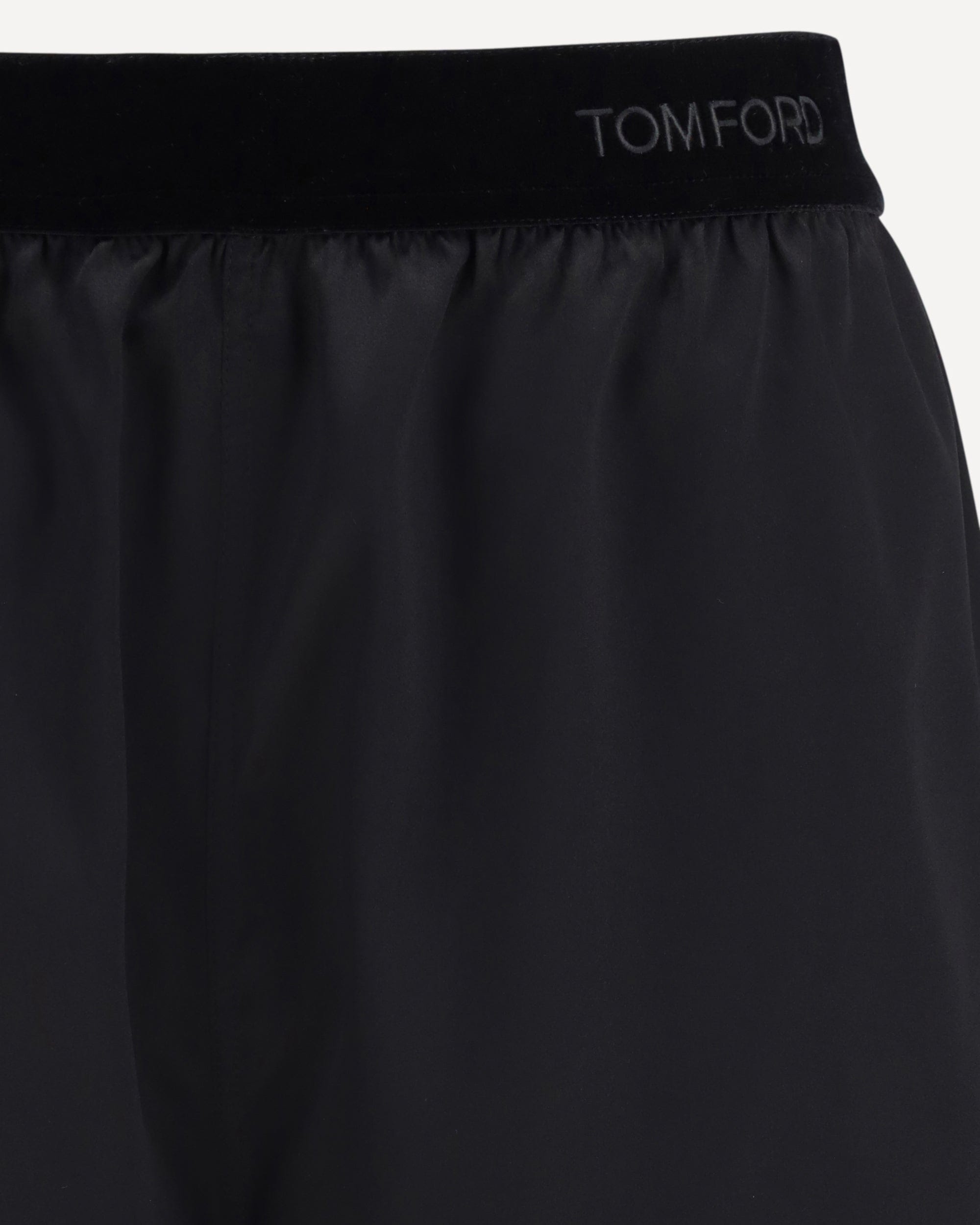 Tom Ford Stretch Silk Satin Pj Shorts