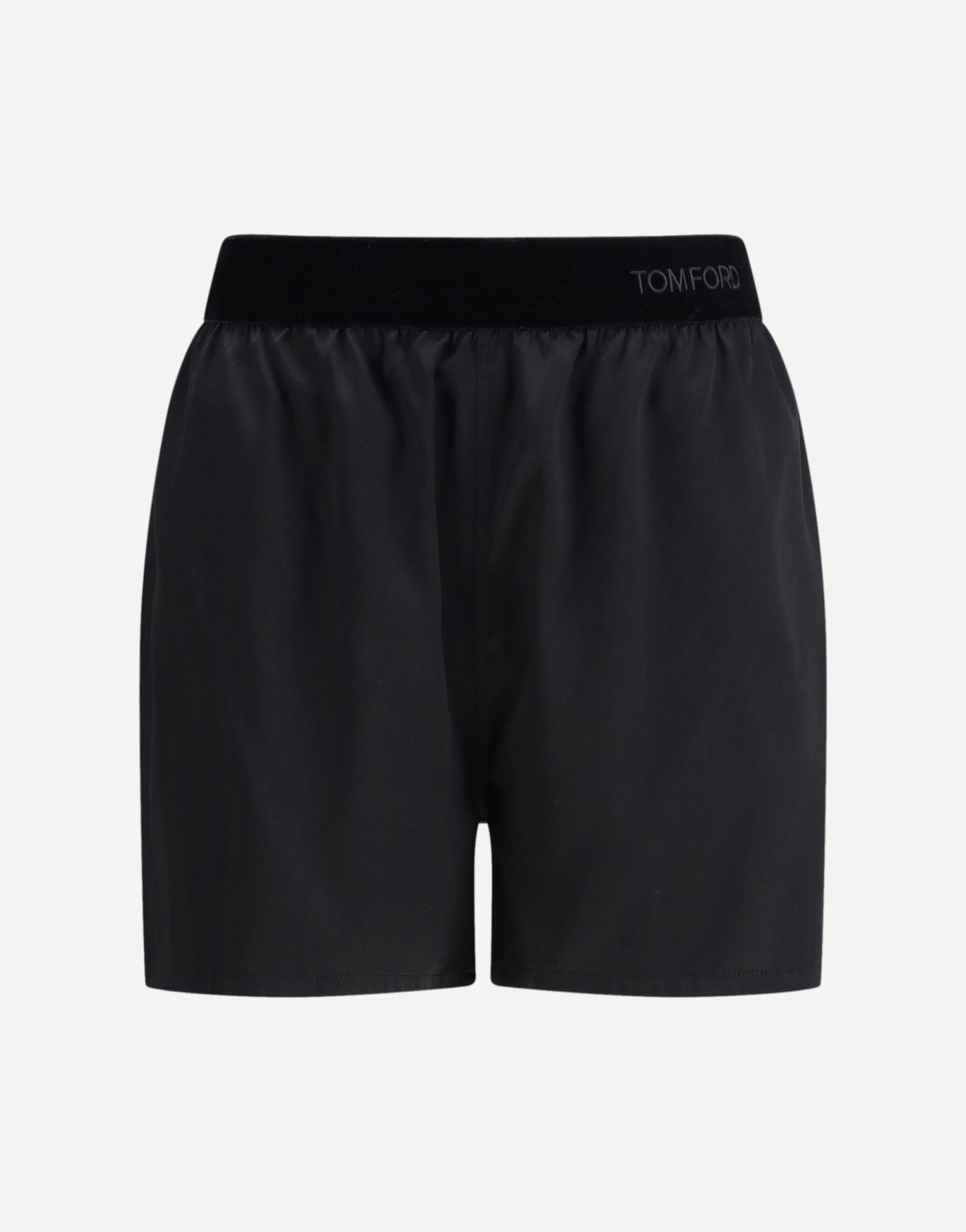 Tom Ford Stretch Silk Satin Pj Shorts