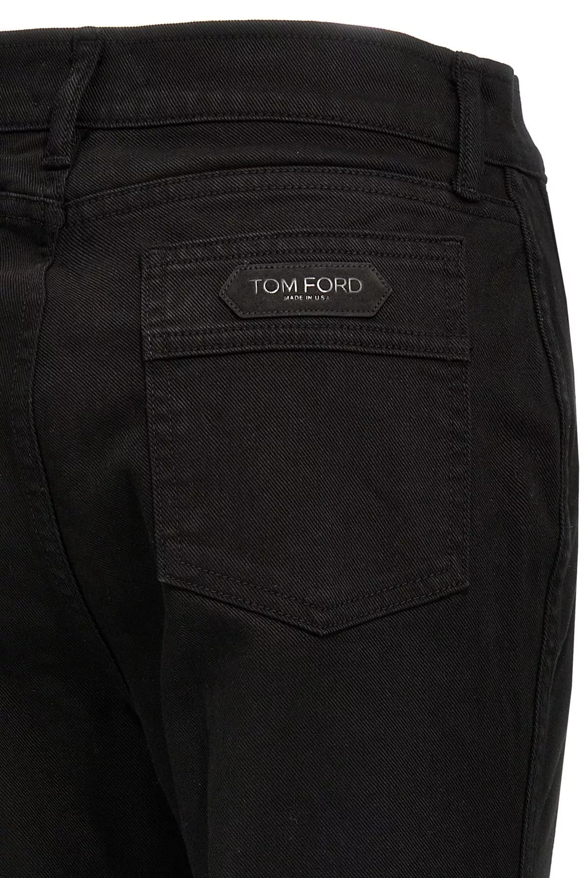 Tom Ford Tom Ford Stretch Twill Denim Wide Flare Jeans
