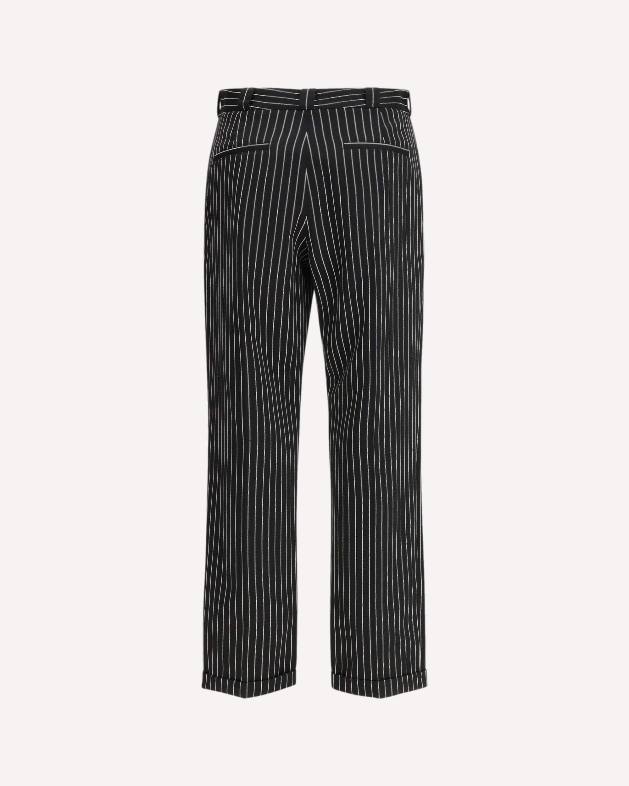 Tom Ford Striped Wool And Cotton Pants