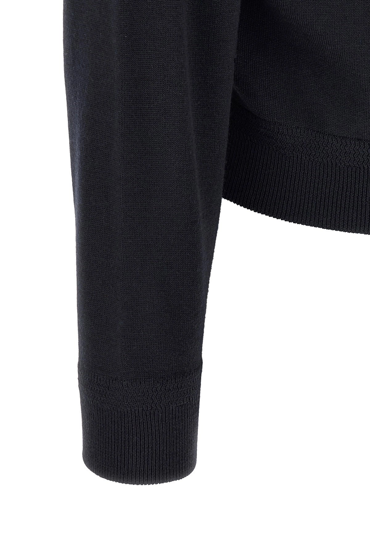 Tom Ford Cardigan aus zwei Materialien mit Wildleder