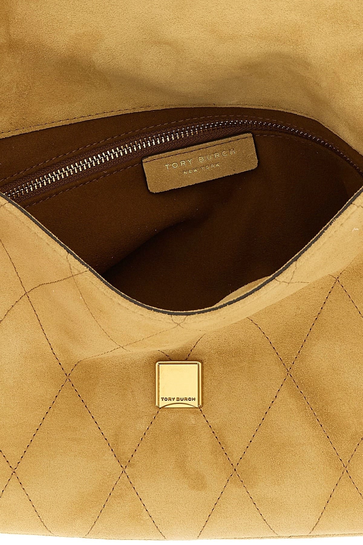 Tory Burch Tory Burch Charlie Medium Suede Shoulder Bag