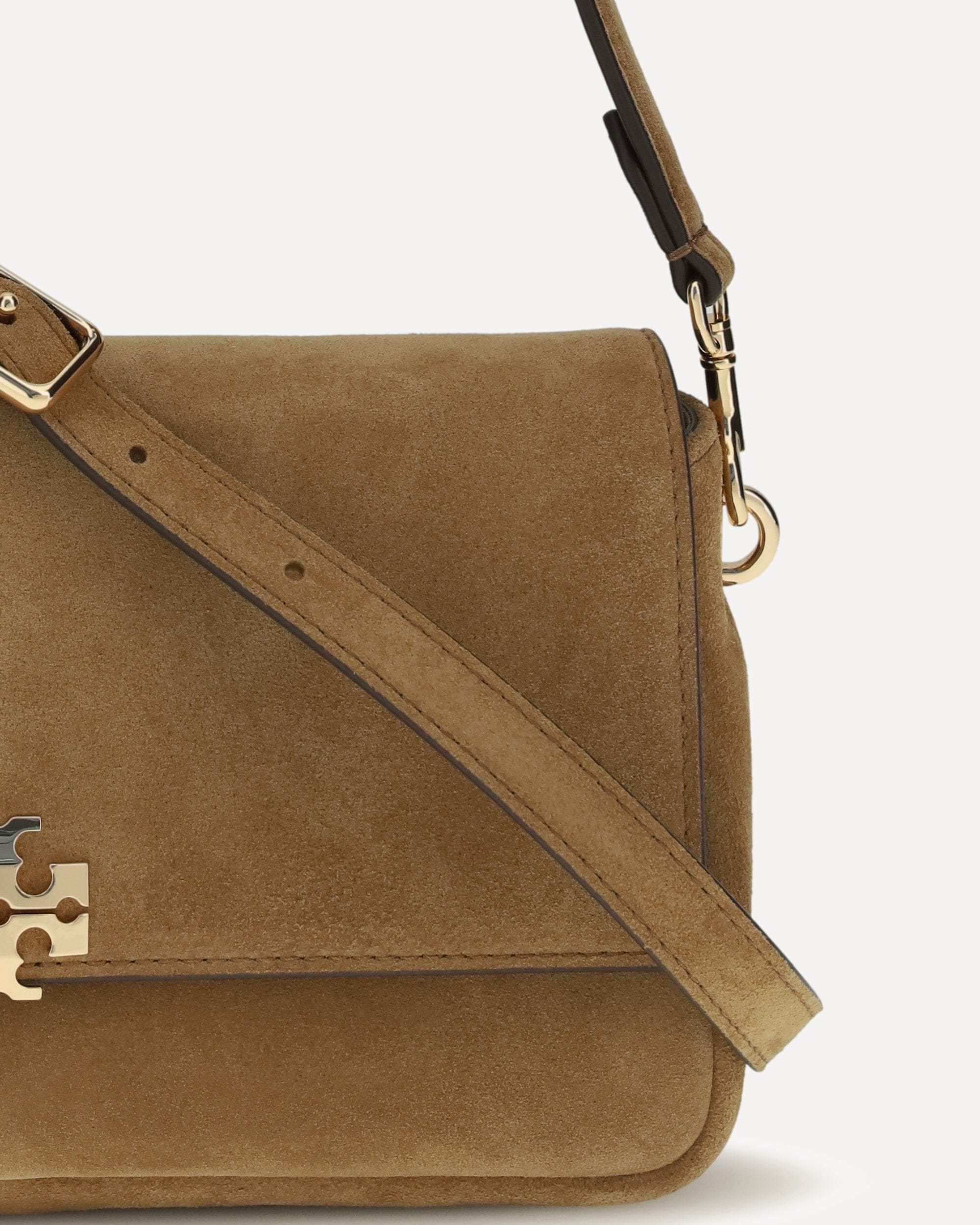 Tory Burch Tory Burch Charlie Mini Suede Shoulder Bag