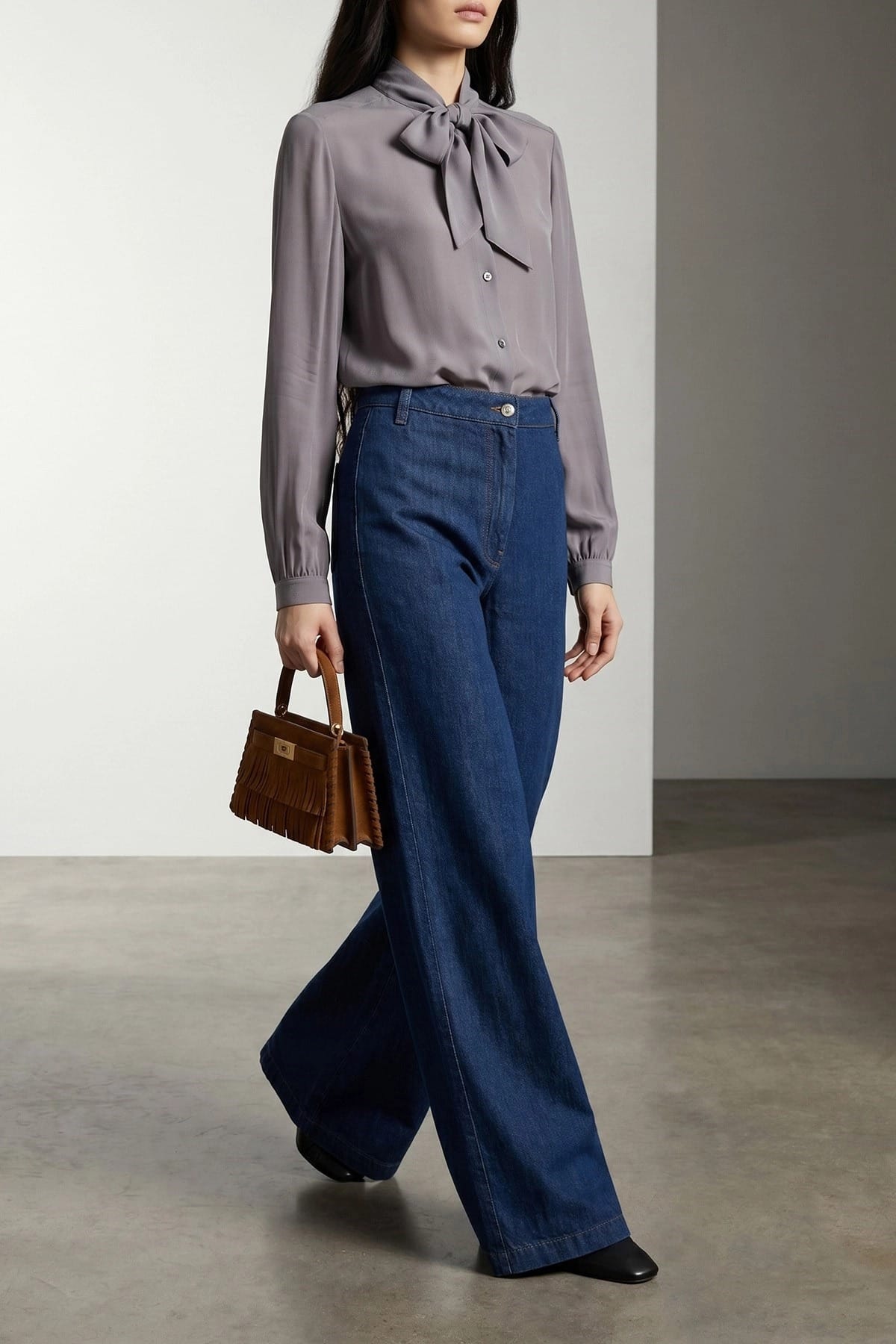 Tory Burch Georgette-Schluppenbluse - alternate view