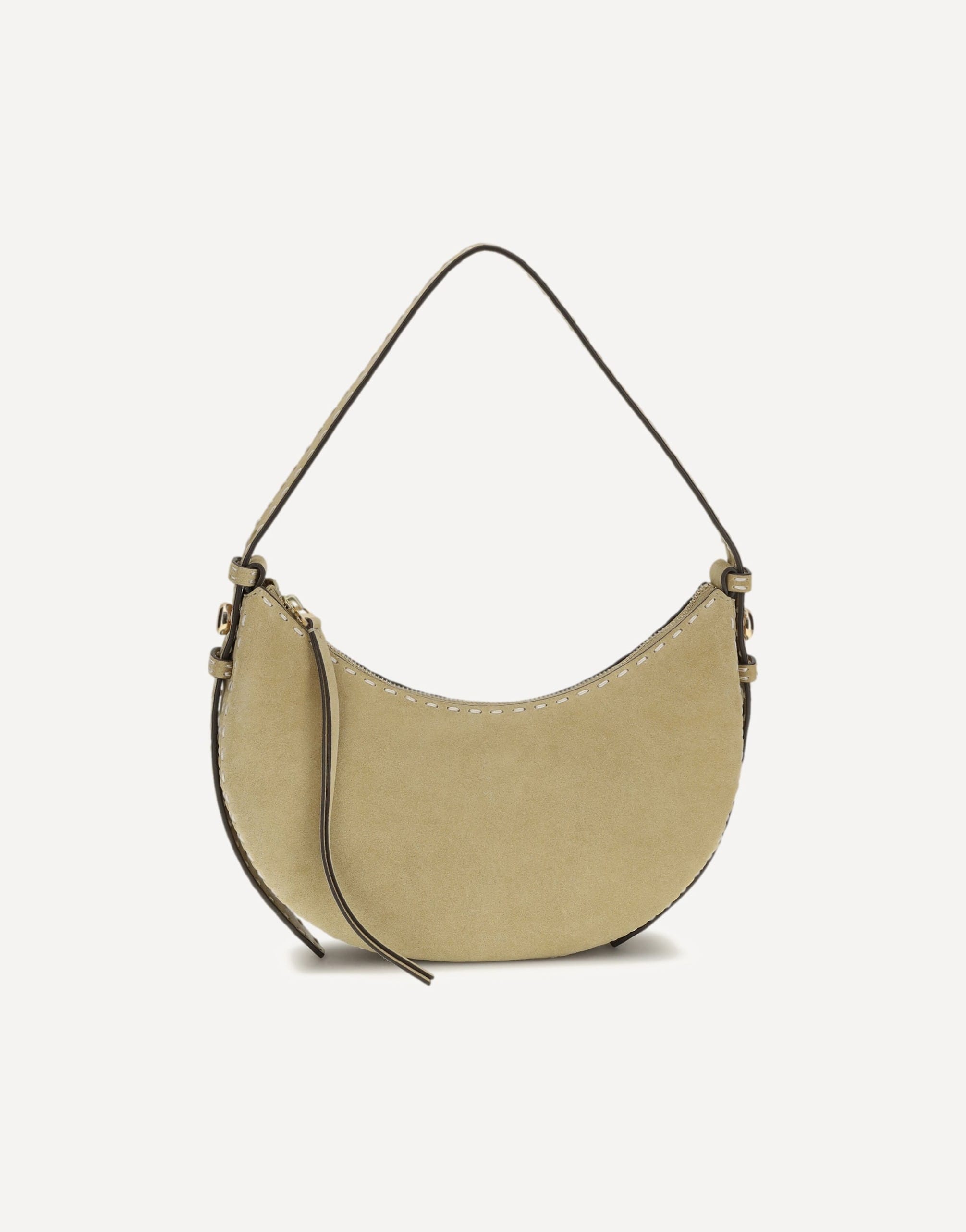 Tory Burch Leather Shoulder Bag With Zipper