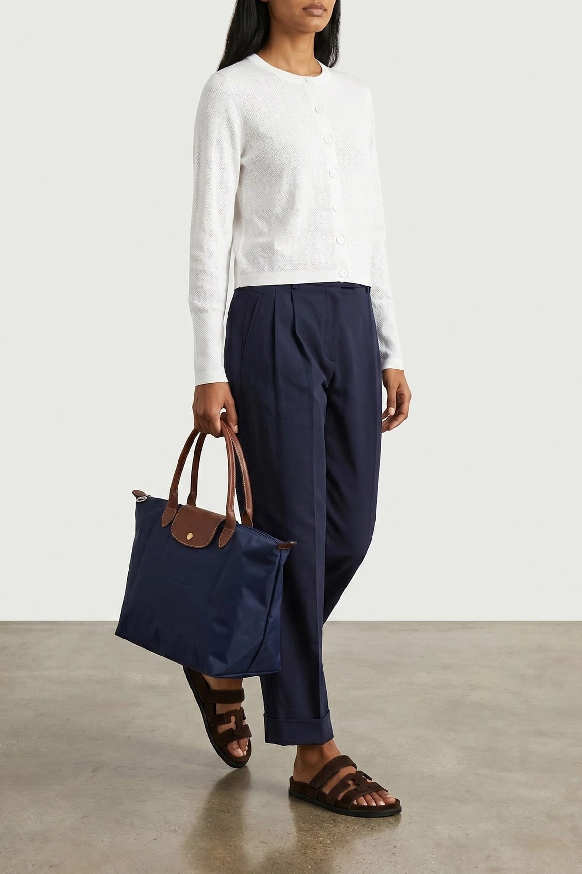 Tory Burch Tory Burch Pointelle Viscose Cardigan