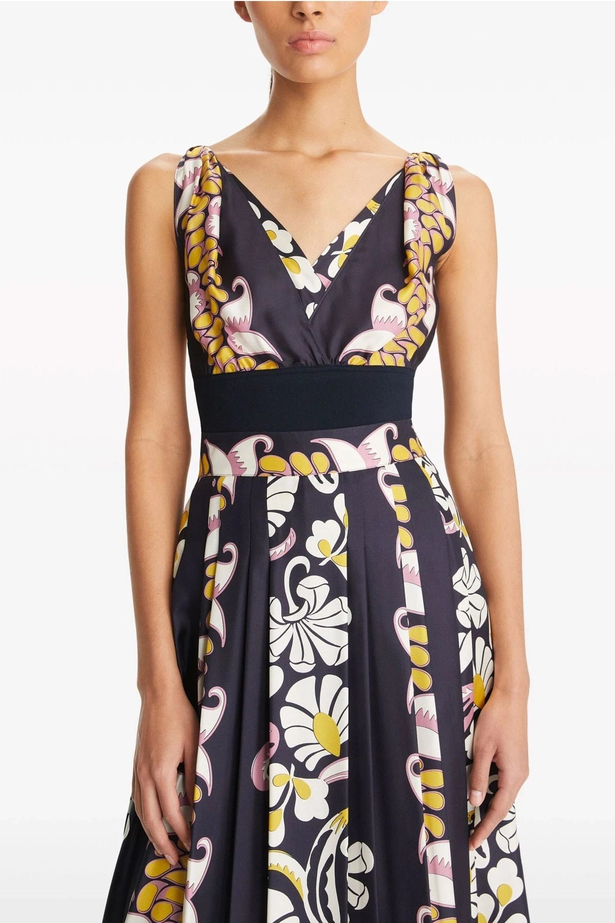 Tory Burch Tory Burch Printed Silk Top